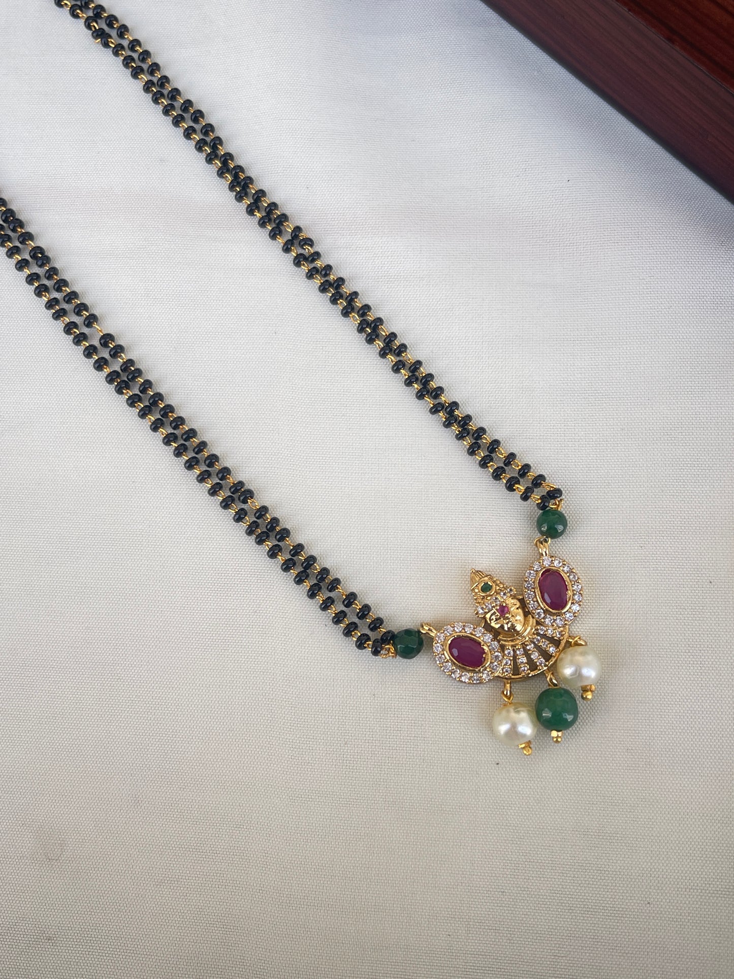 2 lines short lord Venkateswara Swamy blackbeads