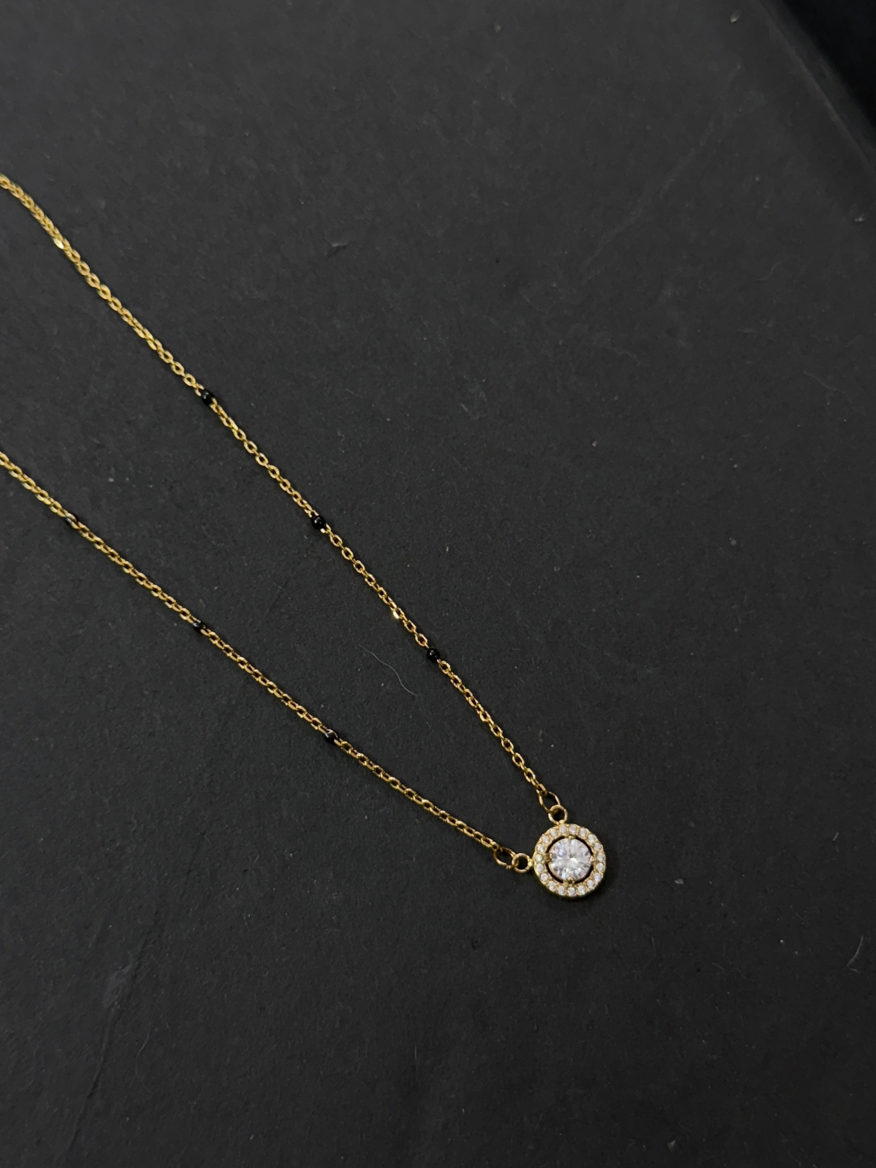 Bb035 circle Anti tarnish blackbeads