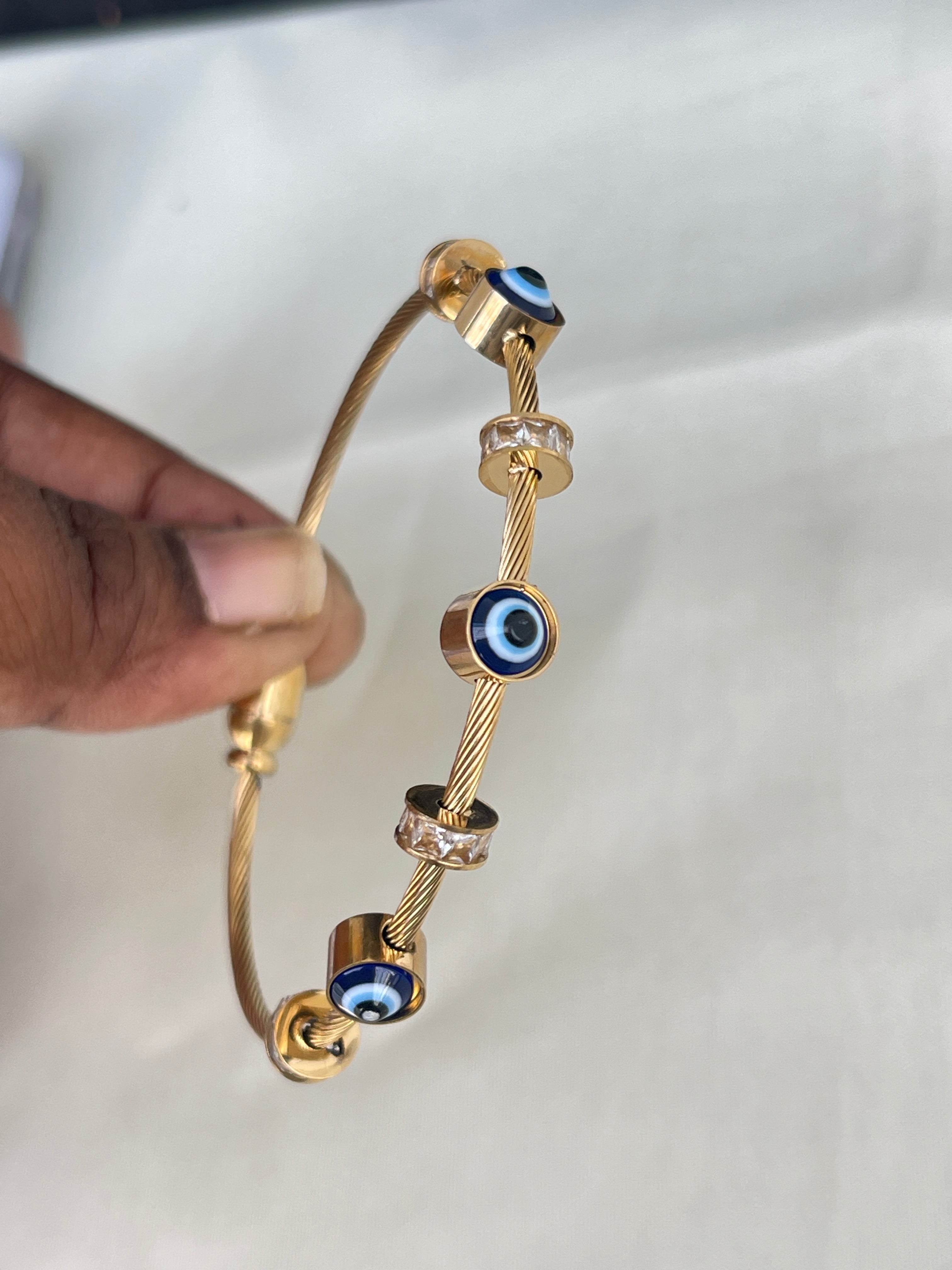 Evileye bracelet color wont fade Anti Tarnish br512