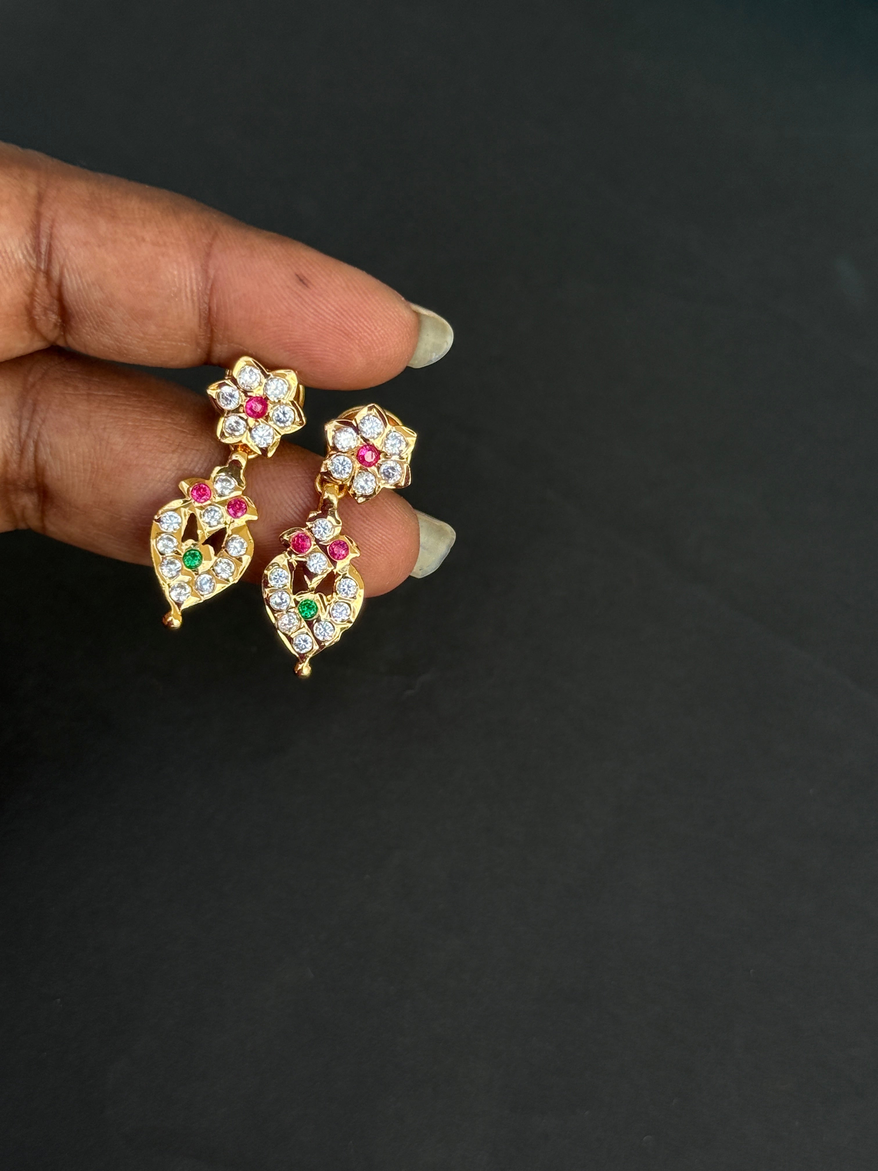 Ph009 removable hanging back screw panchaloham earrings