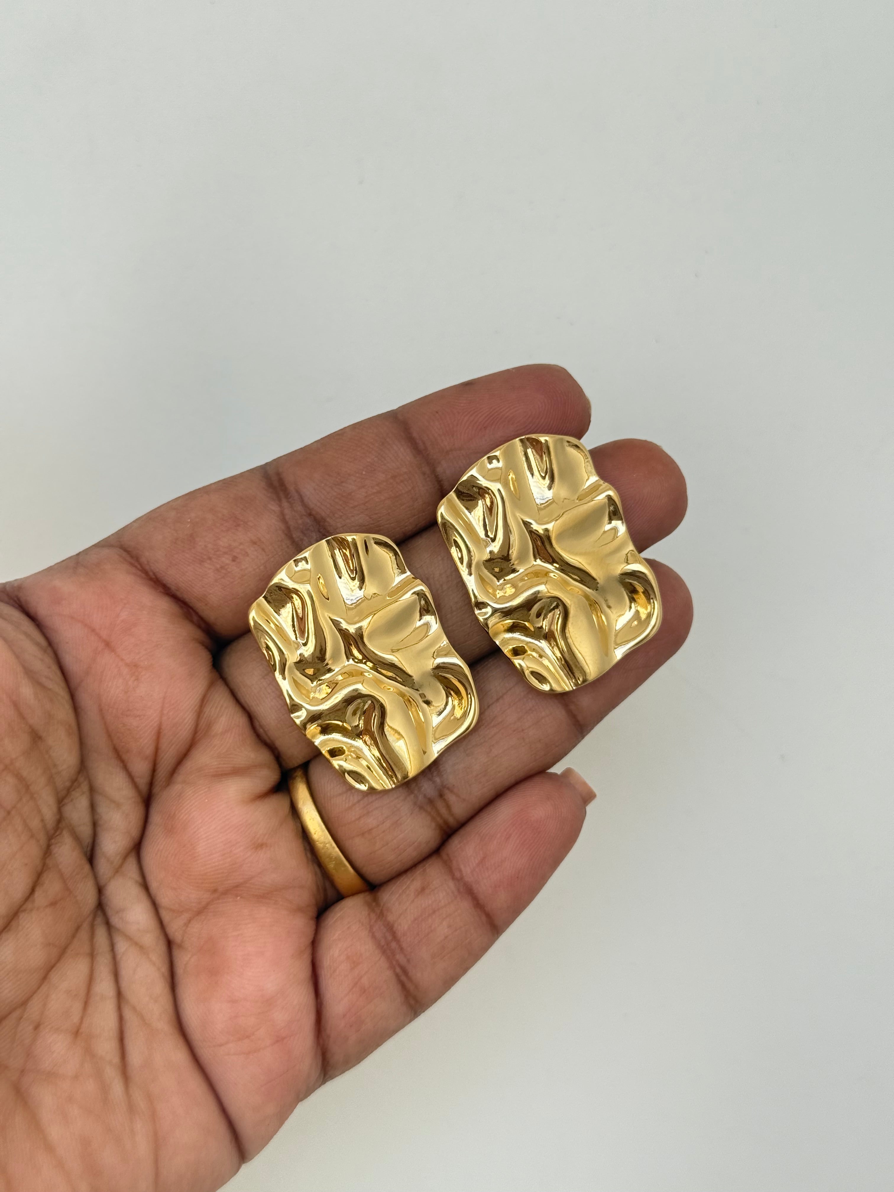 Er003 anti tarnish western earrings