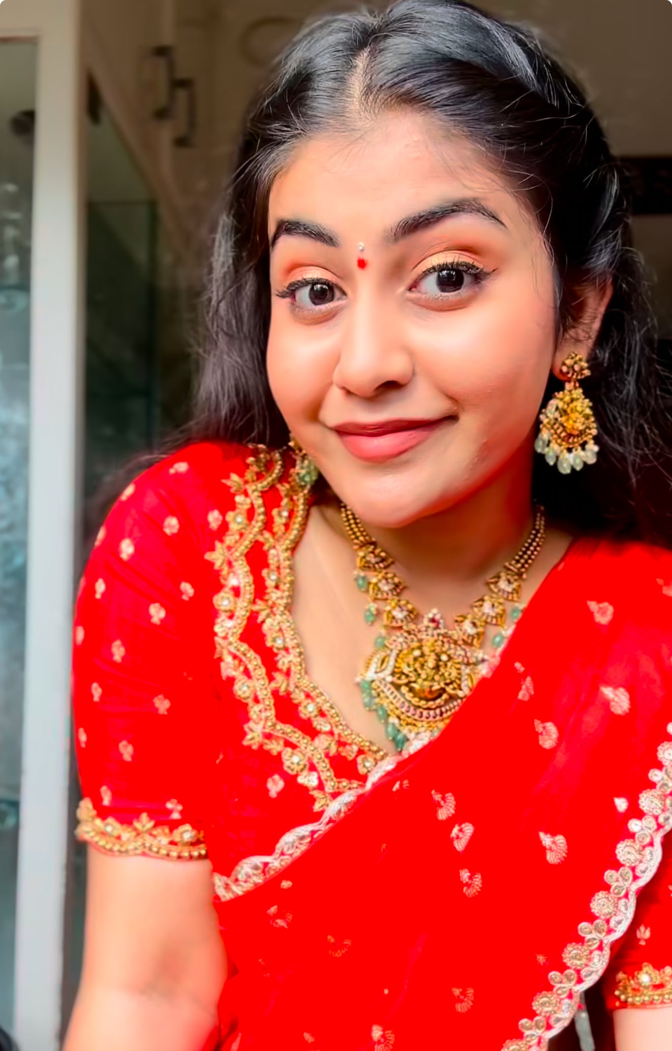 Ns1518 Lakshmi Devi Kemp neckset
