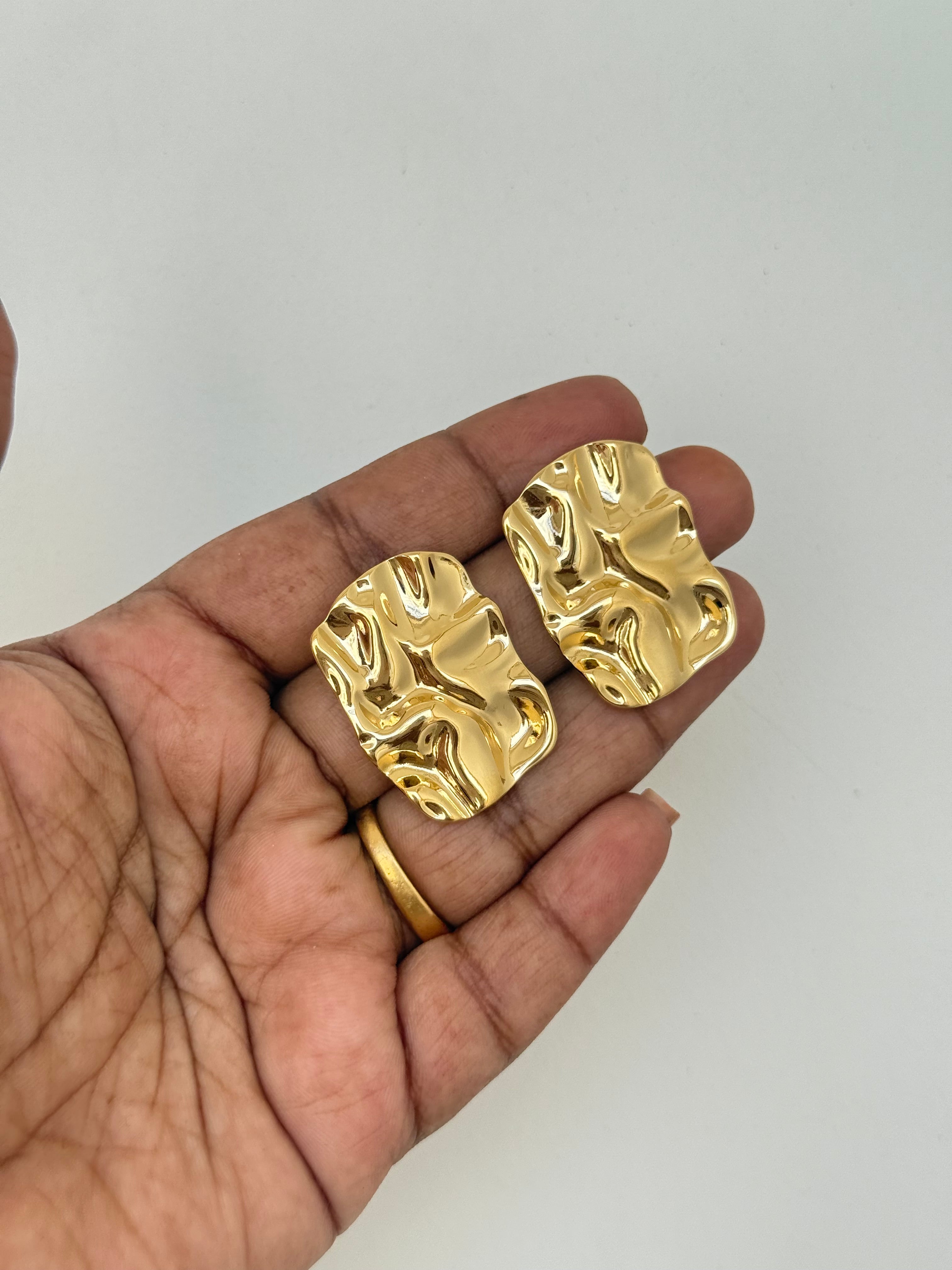 Er003 anti tarnish western earrings