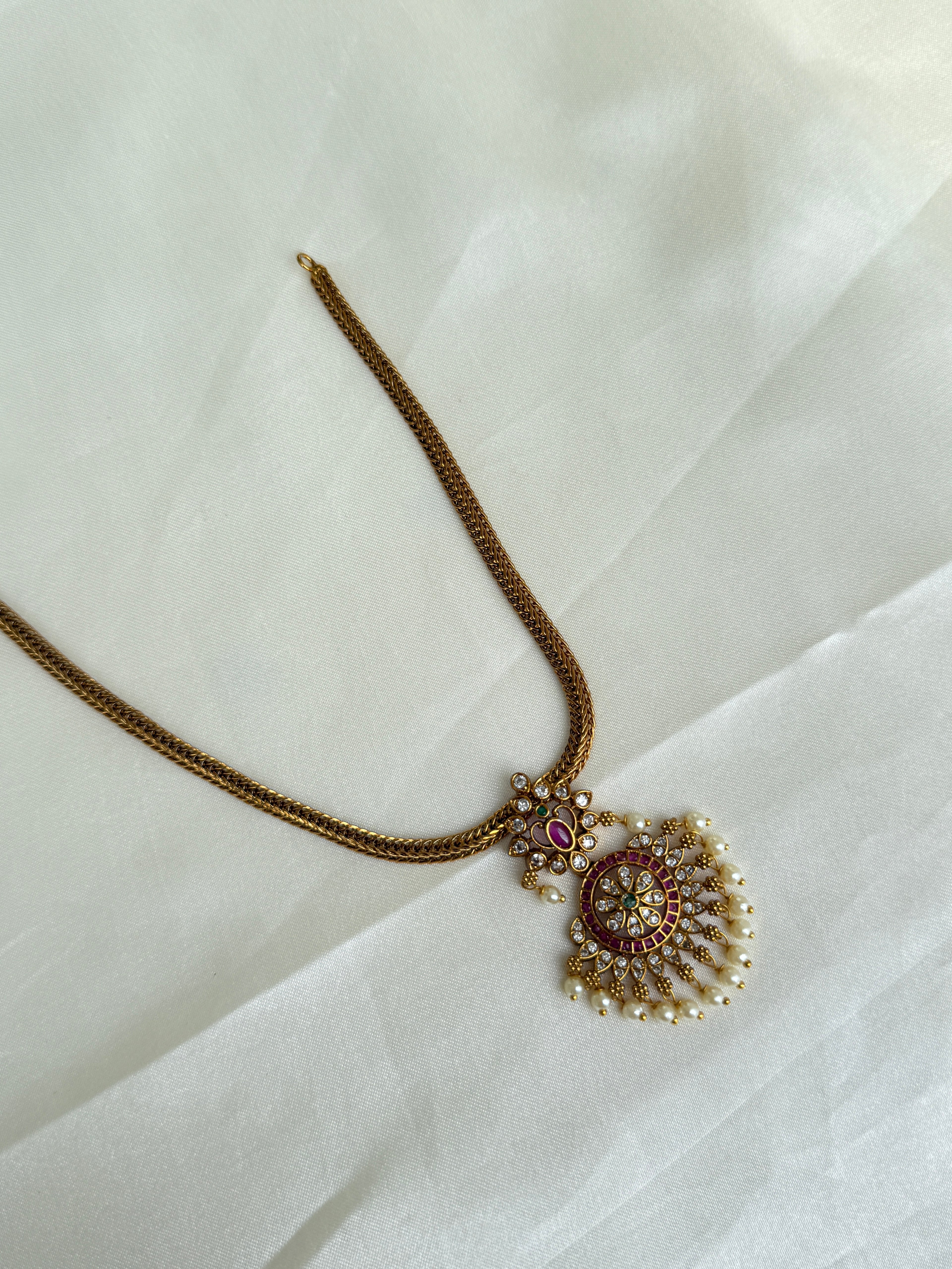 Ns550 kemp nano thread gold small neckset