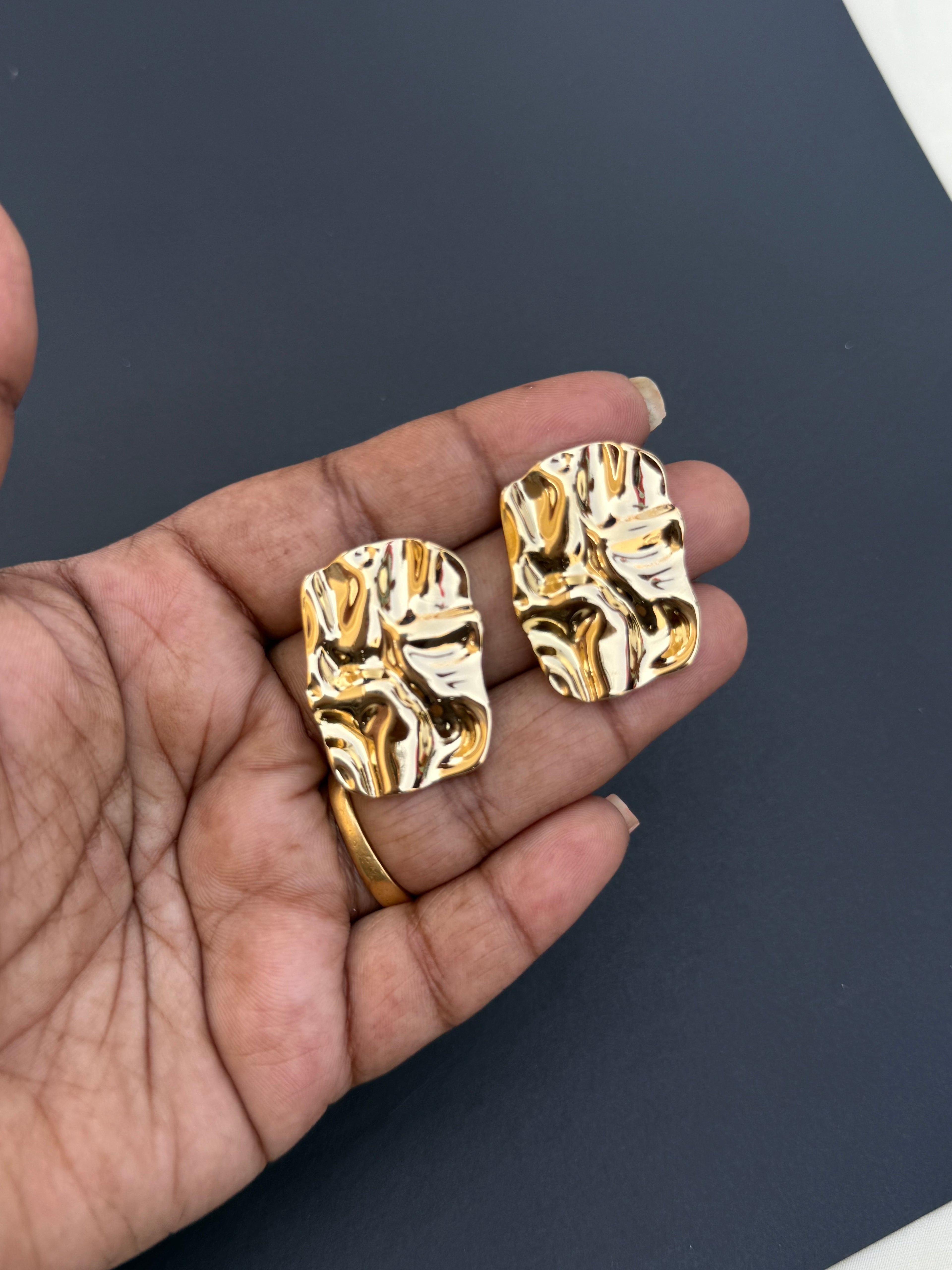 Er003 anti tarnish western earrings