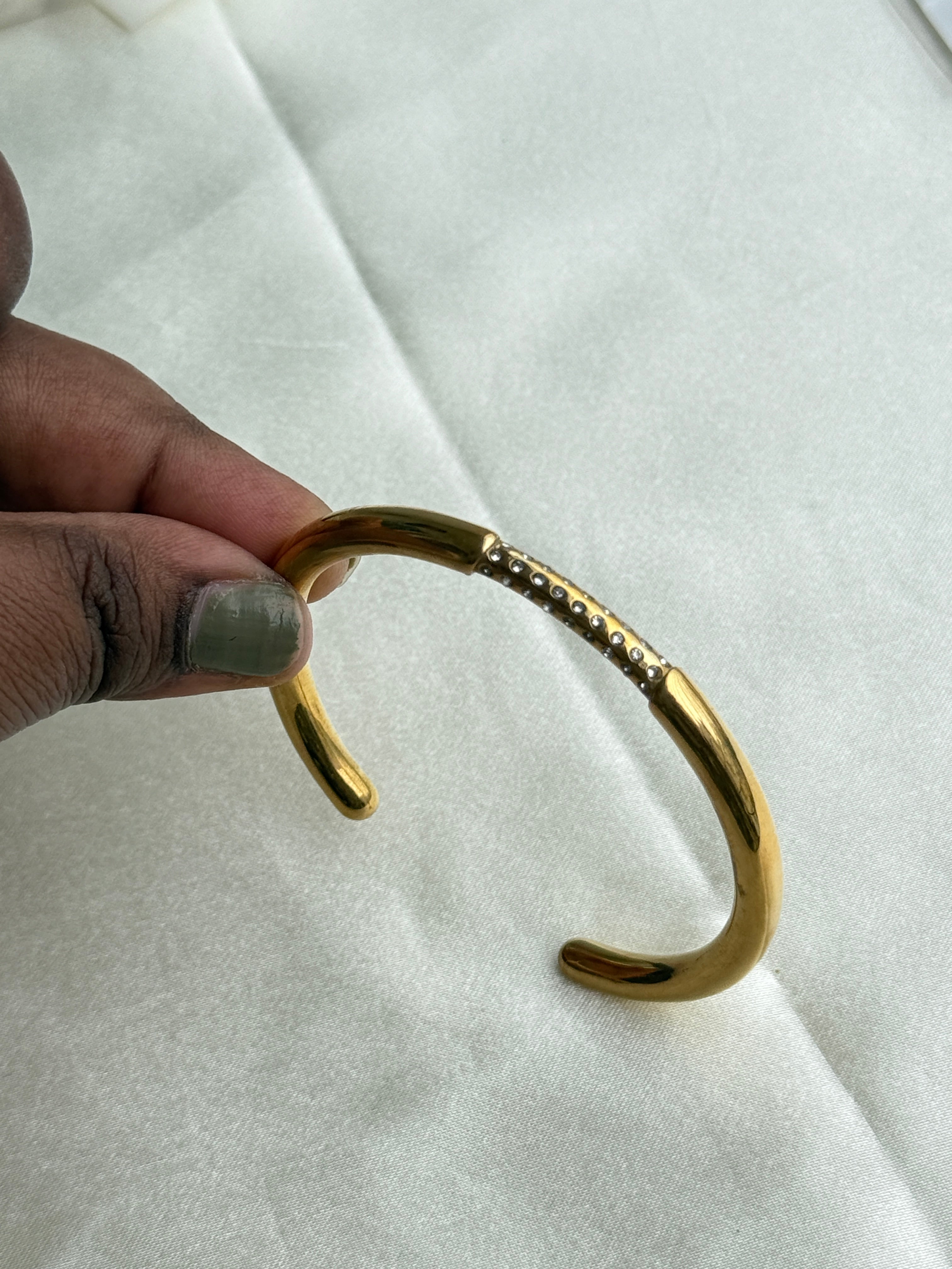 Ab009 gold Anti tarnish bracelets