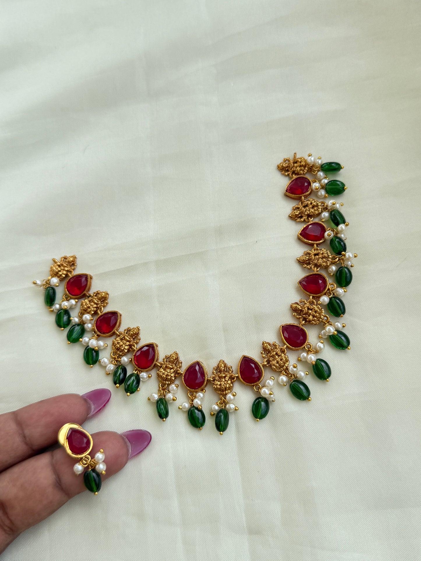 Ns274 Lakshmi Devi multi neckset