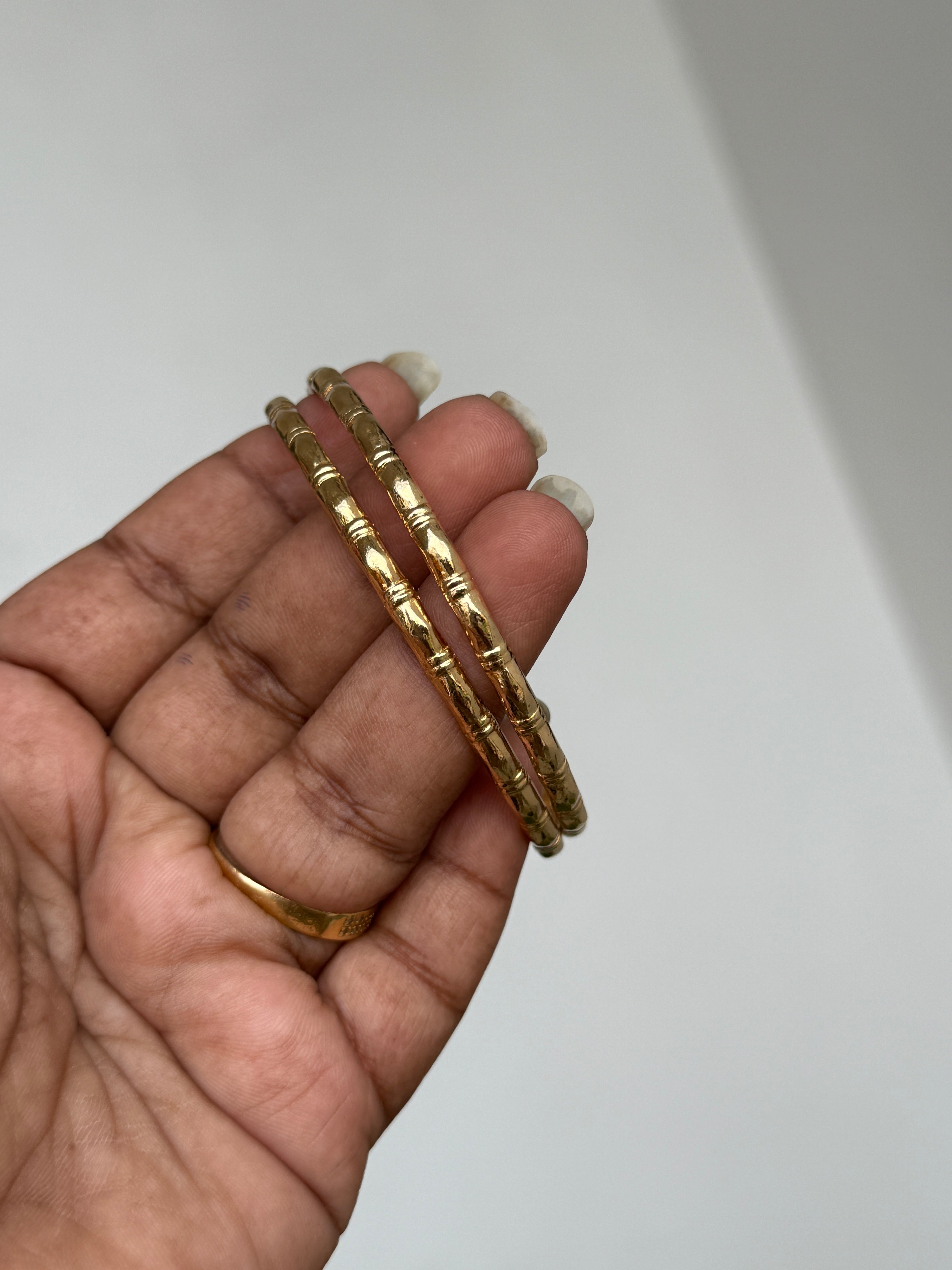 Ph063 panchaloham gold replica bangles