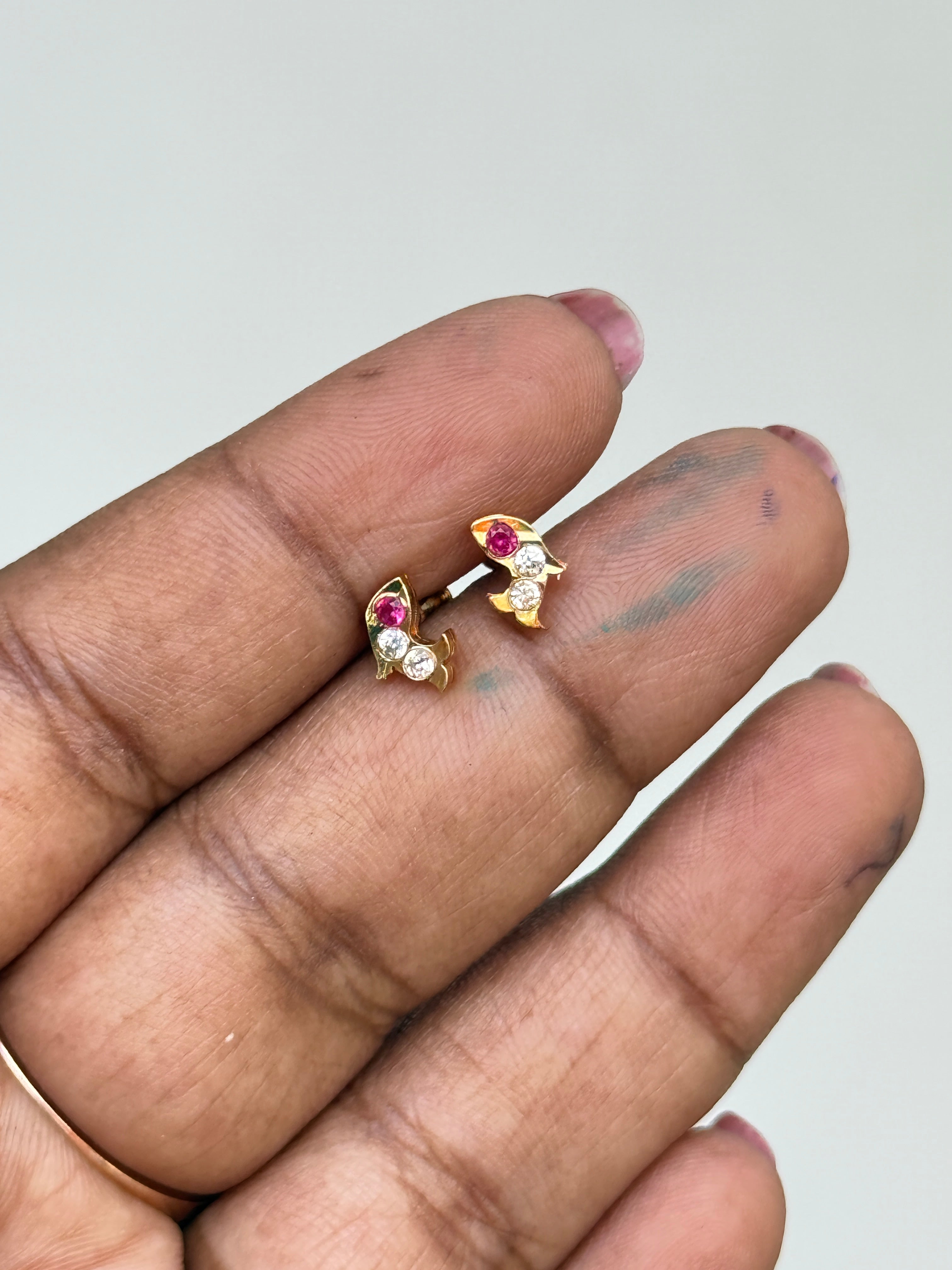 Ph036 Panchaloham small studs with back screw