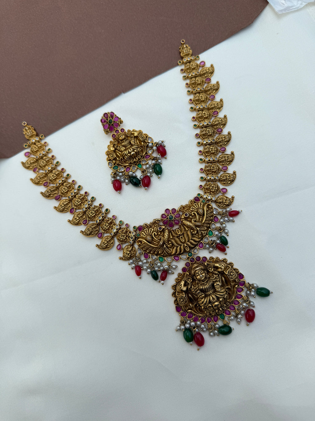Ns569 nakshi lakshmi devi multi neckset