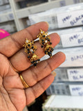 Er910 blackbeads back screw one gram earrings