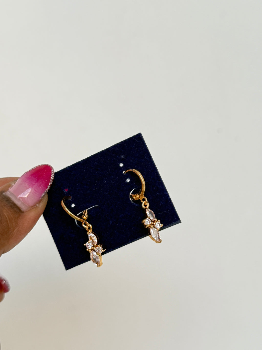Ls004 drop locksystem hanging earrings