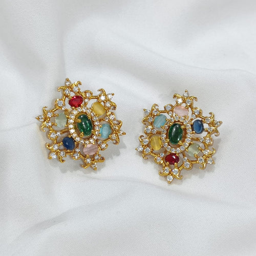 7 Color stone Multi studs st001