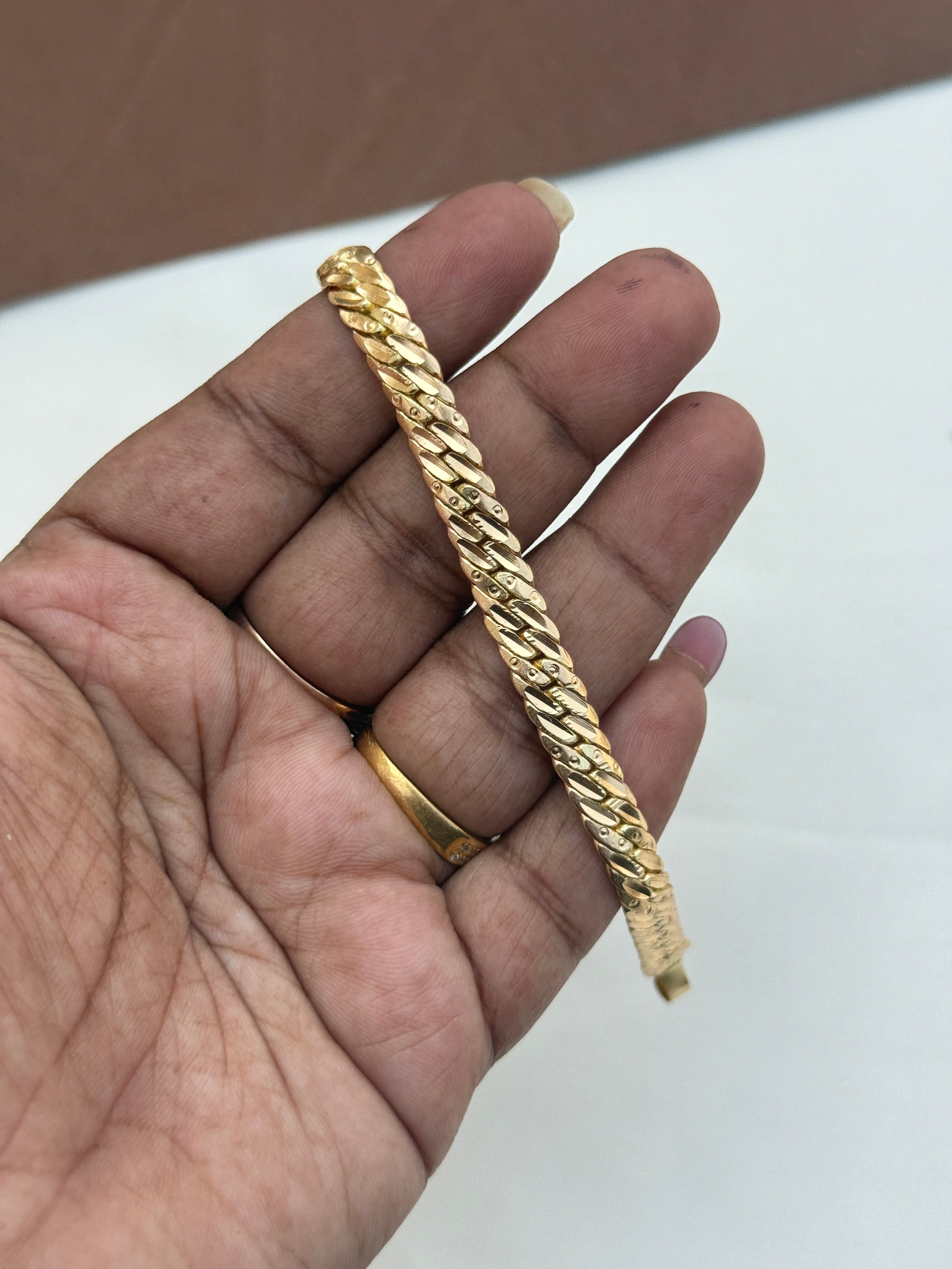 Ph303 panchaloham unpolished bracelet can be used for girls and boys