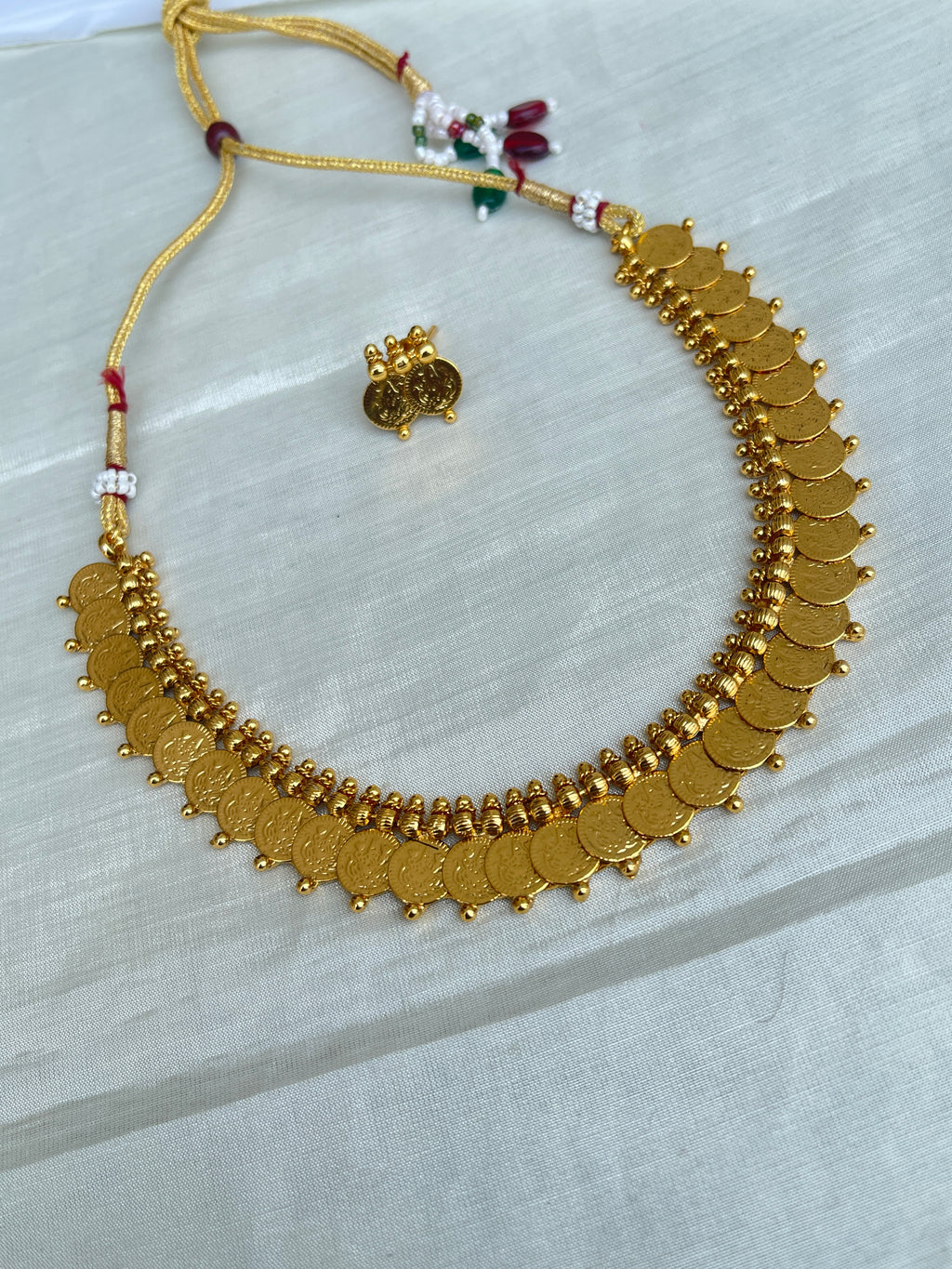 Lakshmi Devi kasulaperu short neckset ns2003