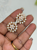 Ph814 Panchaloham flower back screw studs