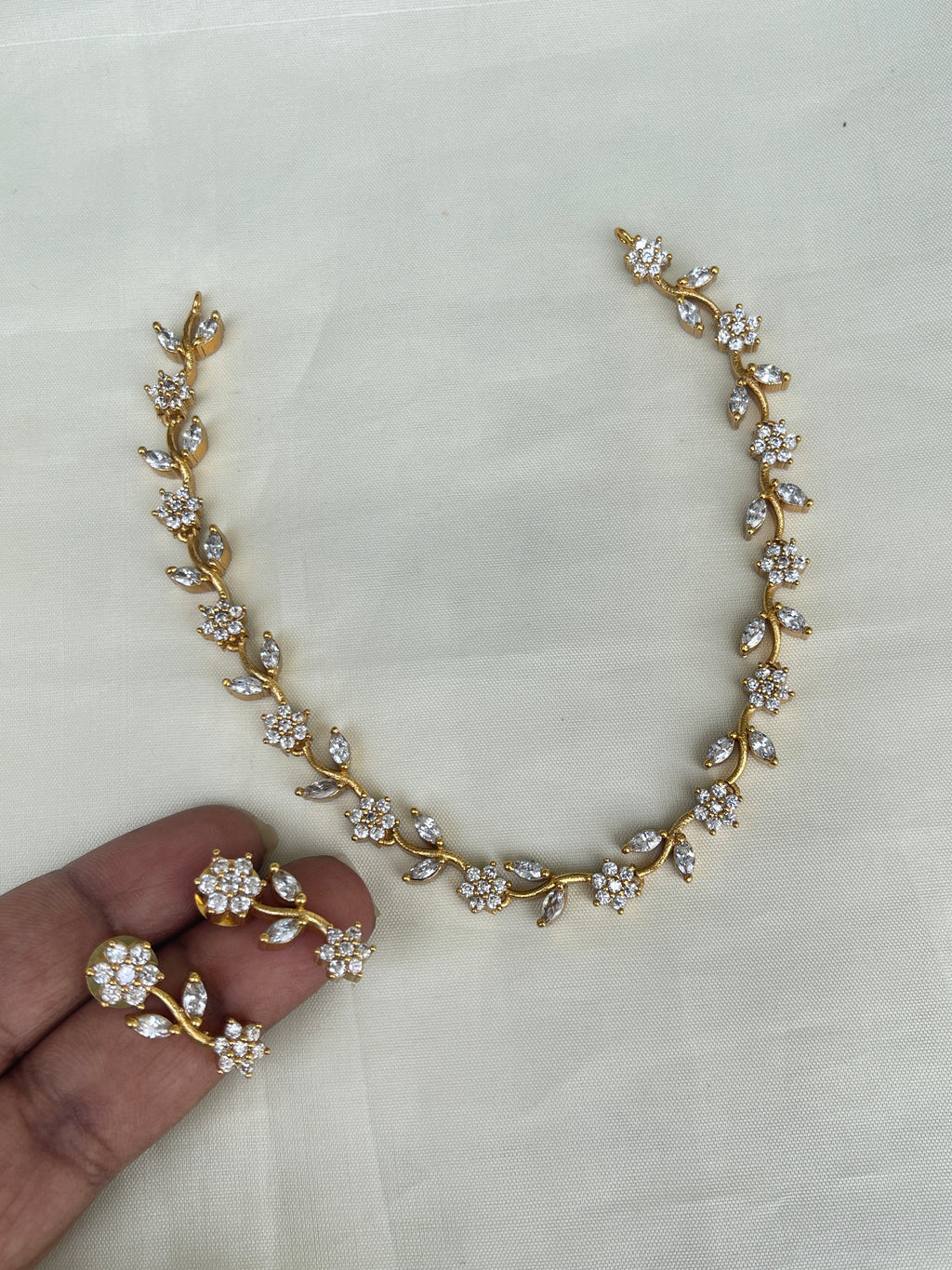 Cute simple flower Western neckset fruits for adults and kids too..!