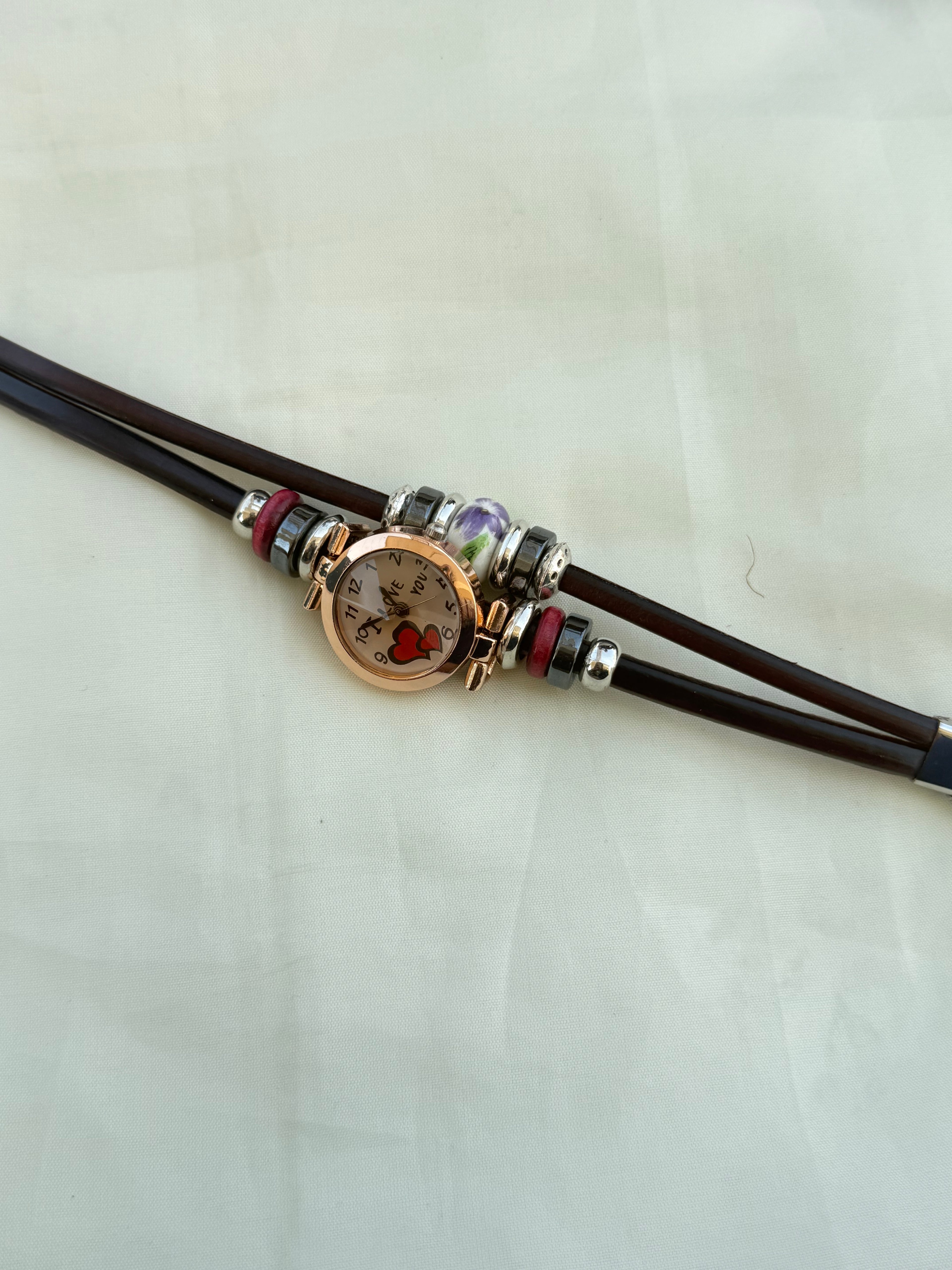 Heart Analogue bracelet watches wt002