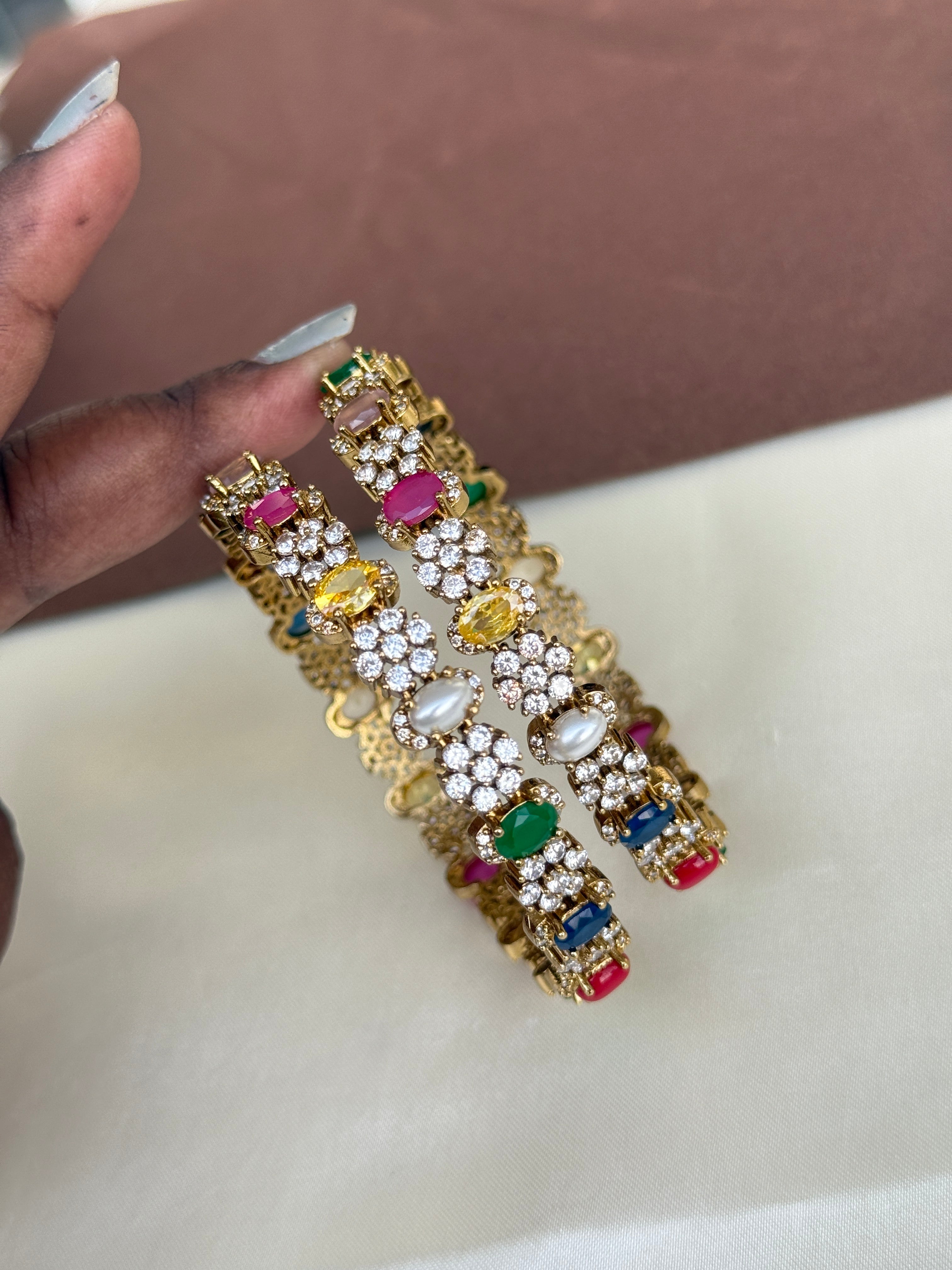 Sb113 navarathan bangles