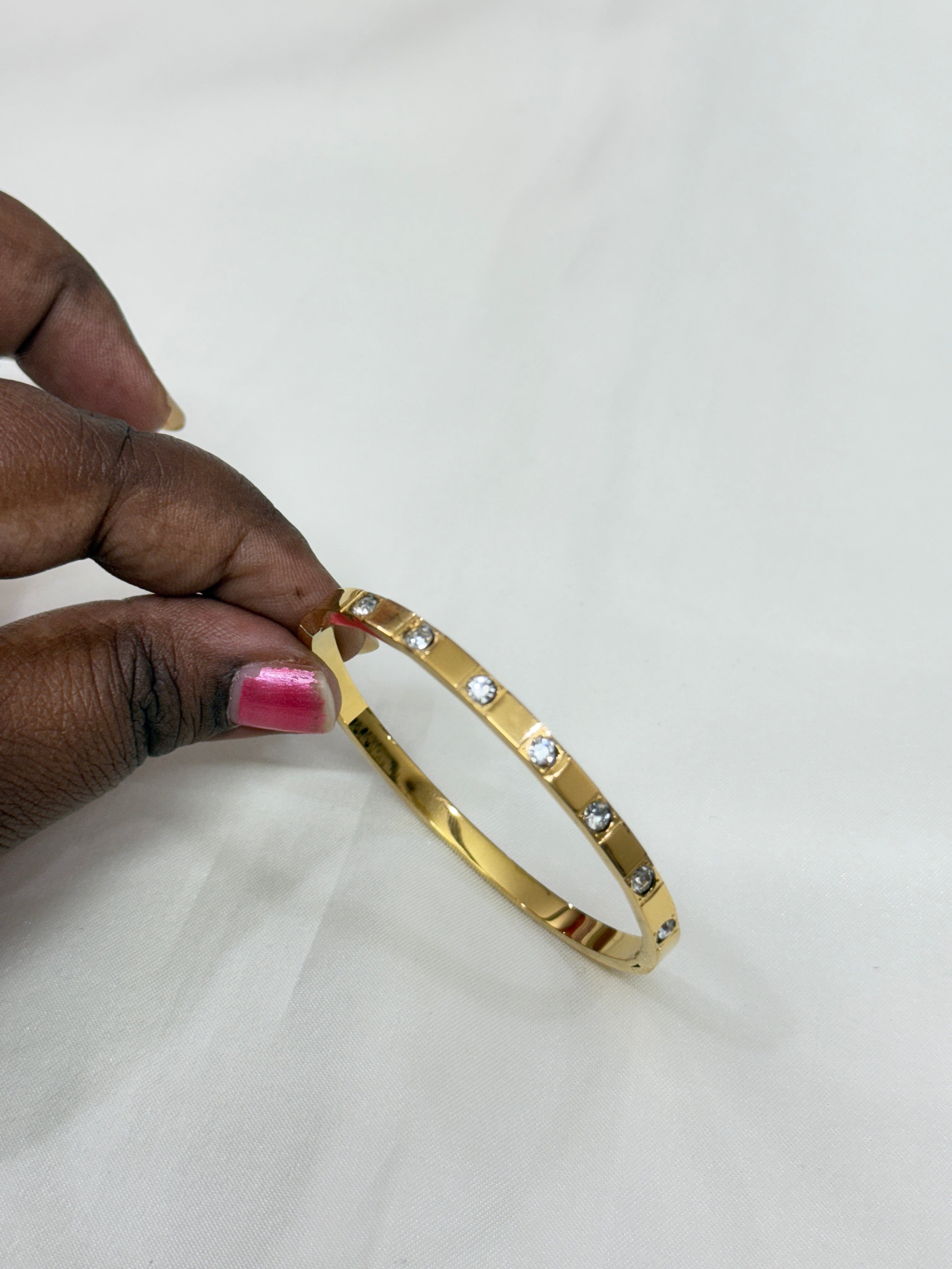 Ab037 7 stones openable anti tarnish bracelet suits for 2.0 and 2.2  size in