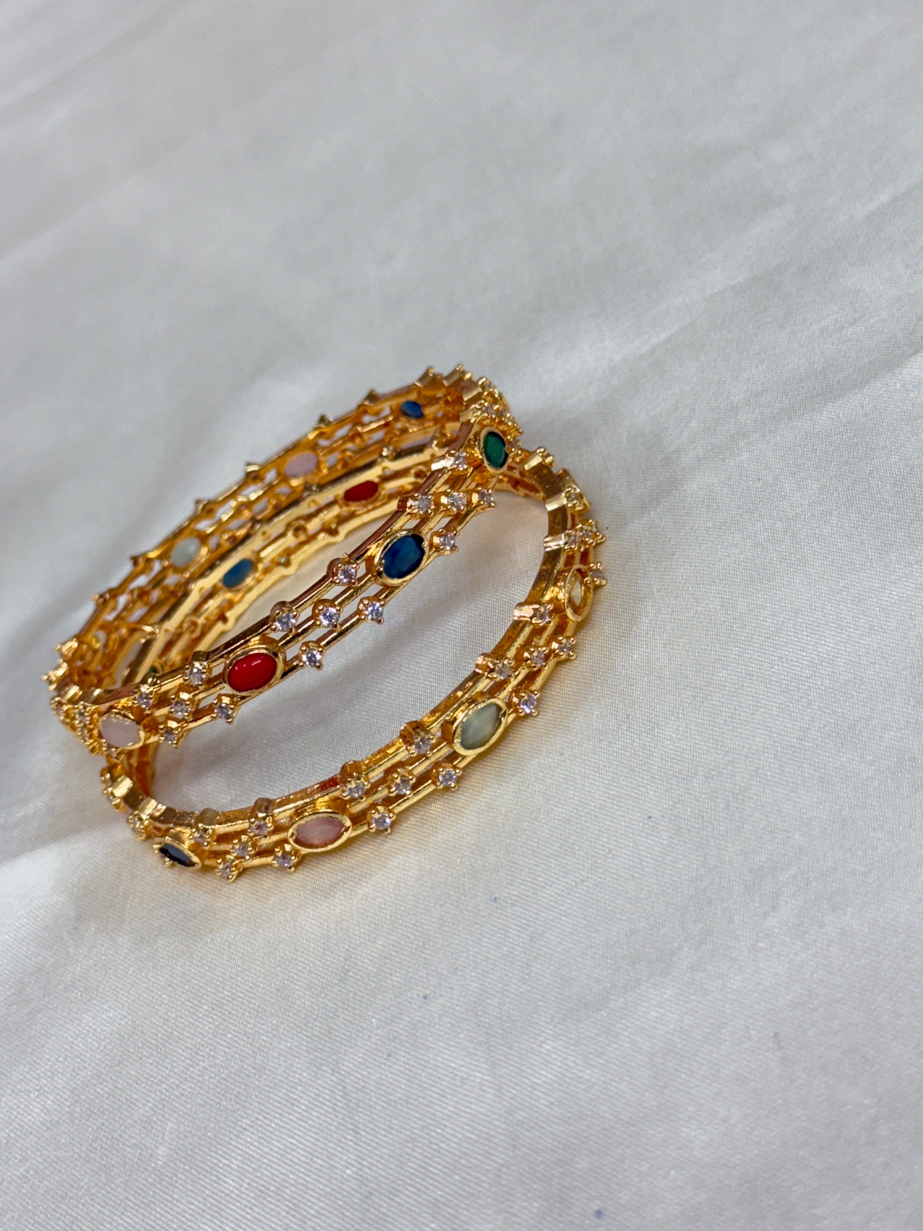 Sb126 Navarathan bangles