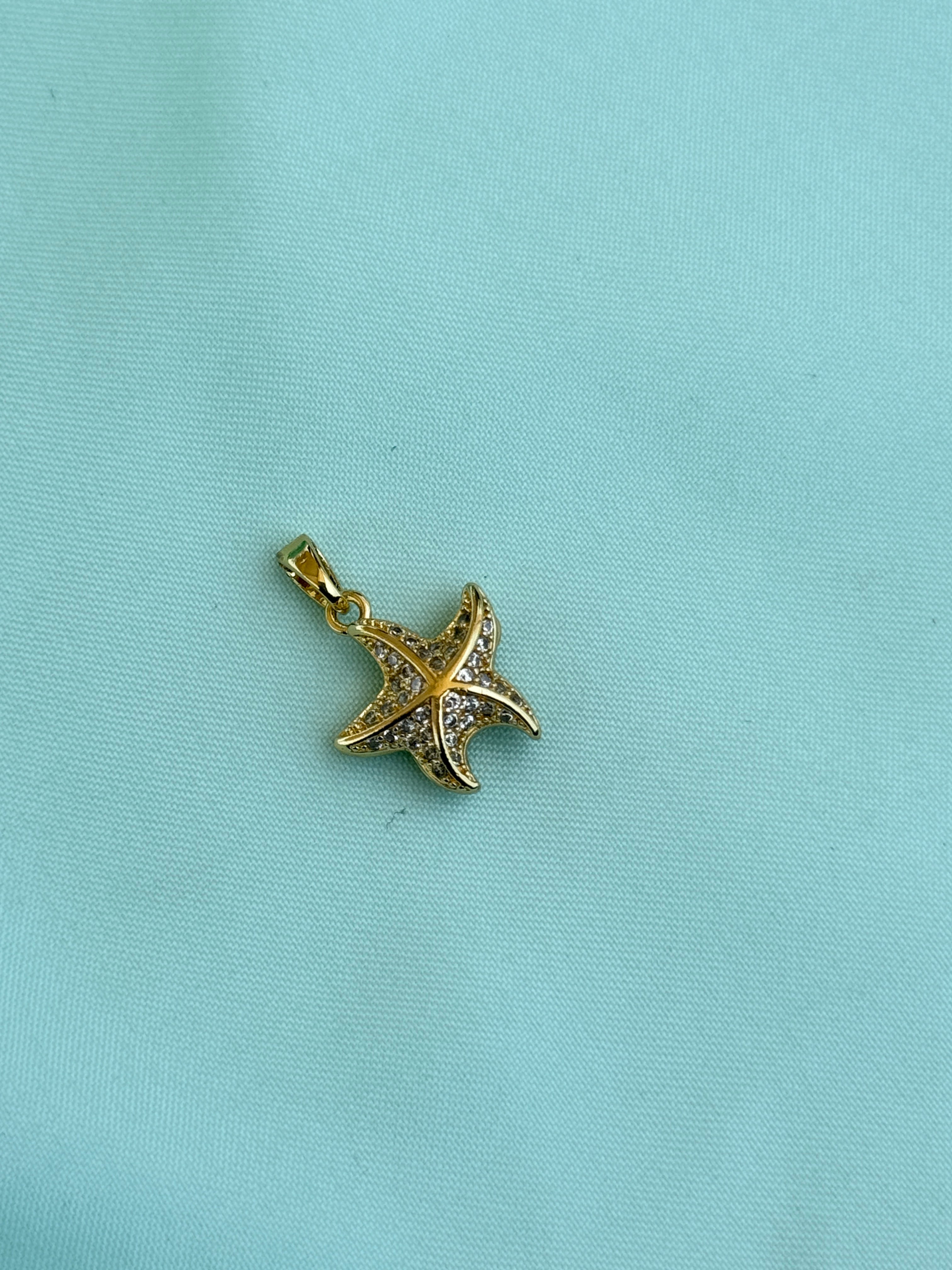Al010 anti tarnish star charms ( pendant)