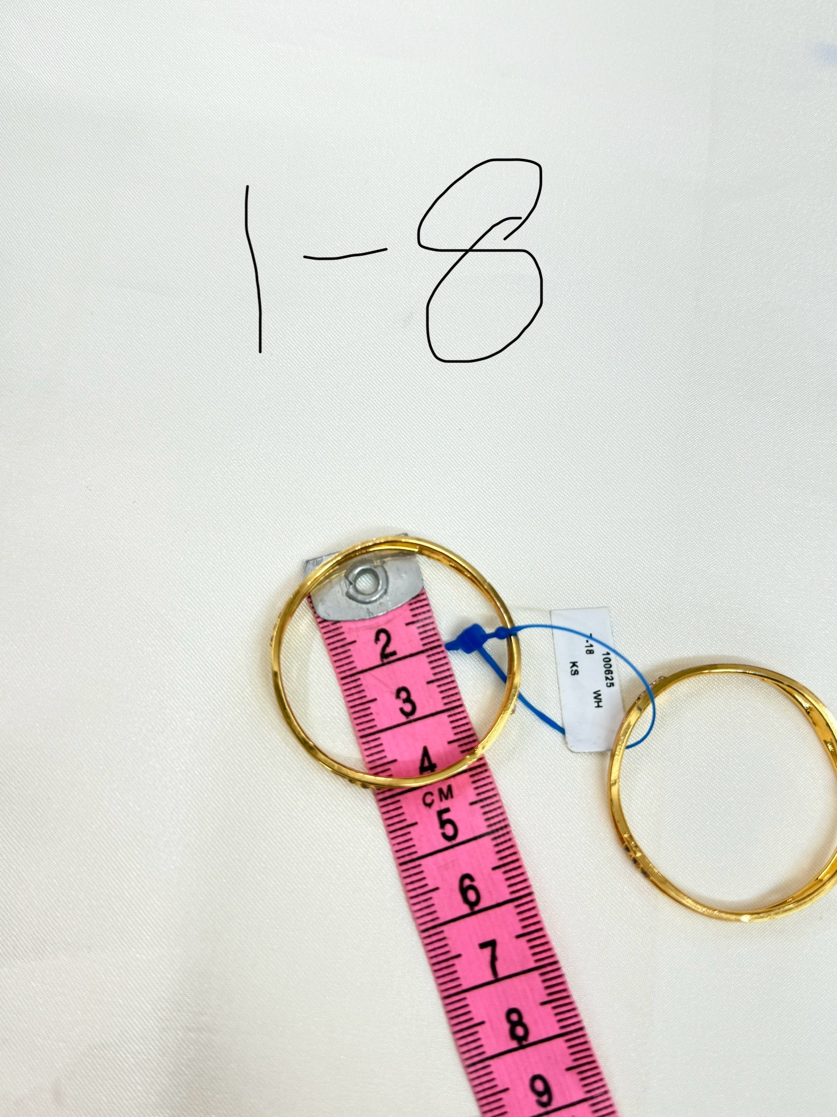 Kd010  kids micro gold bangles