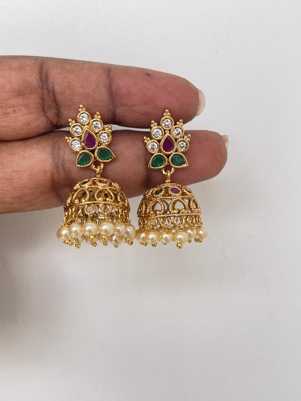 Multi back screw butta earrings