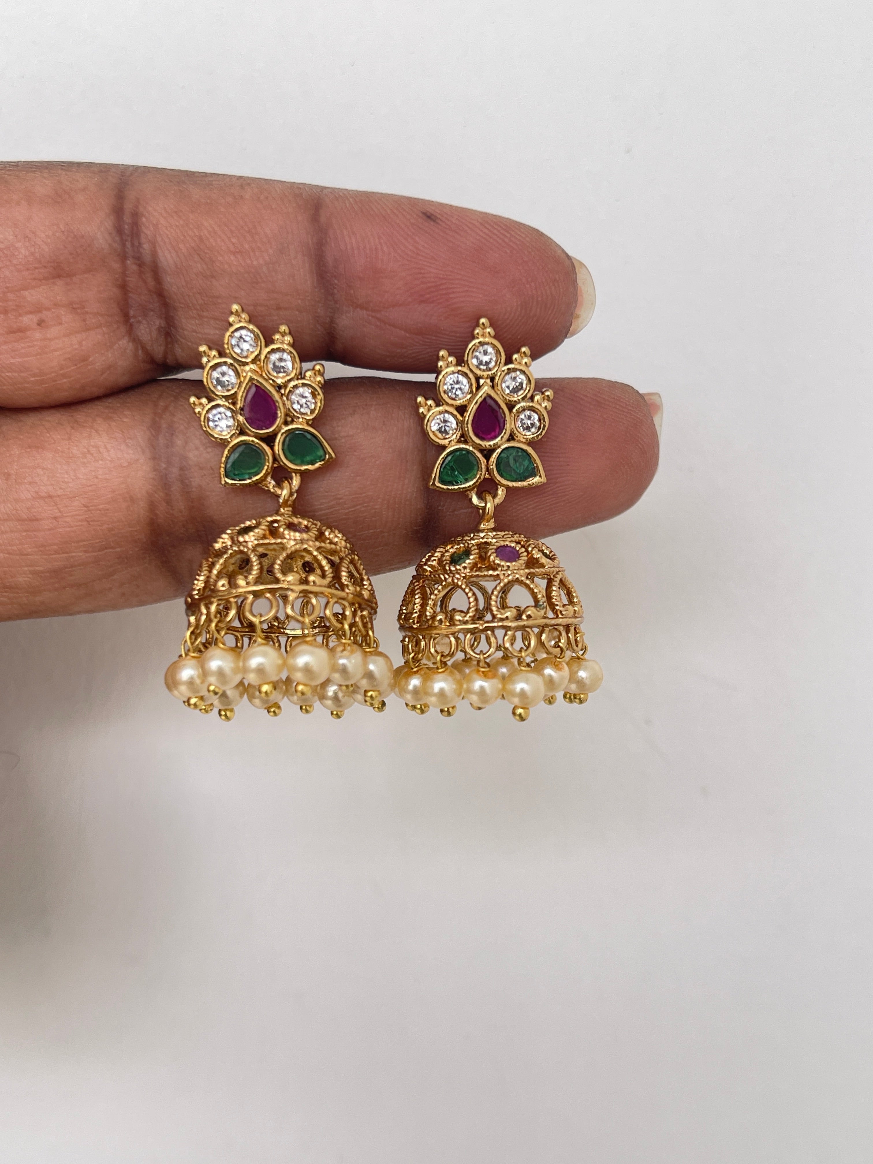 Multi back screw butta earrings