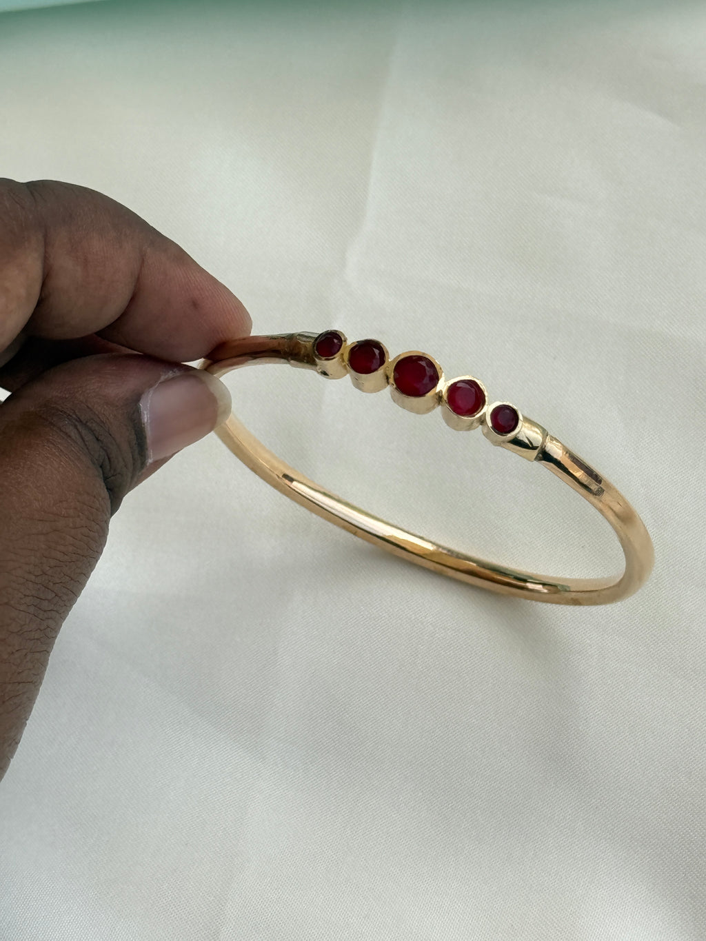Br554 Panchaloham polished kada 2.6 size