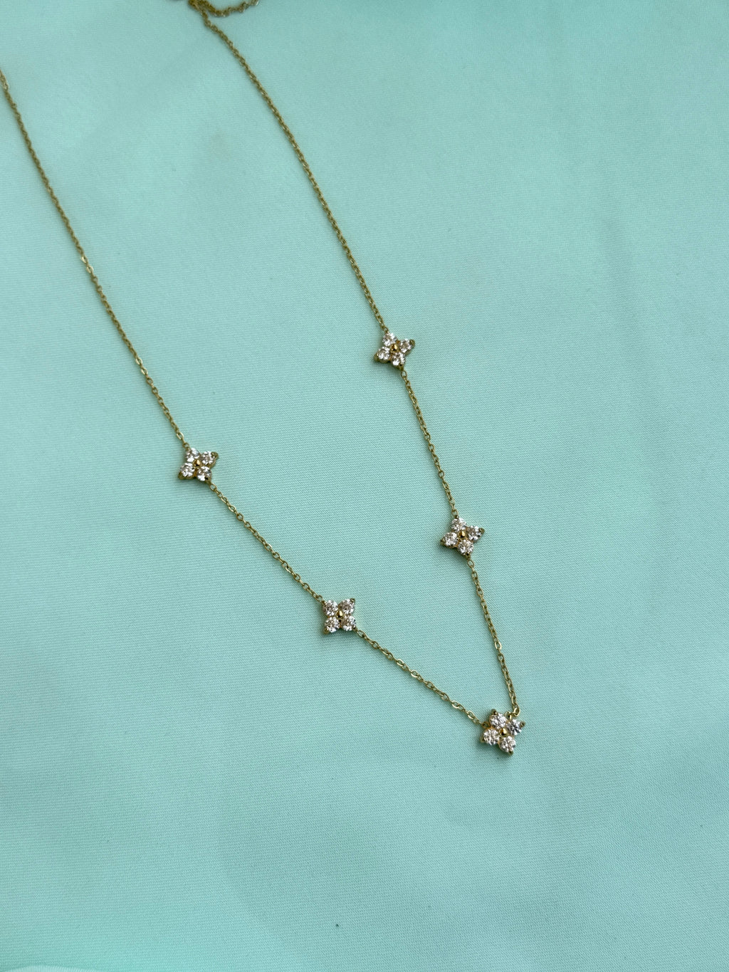DC060 anti tarnish flowers 18inches adjustable Daily Wear chains