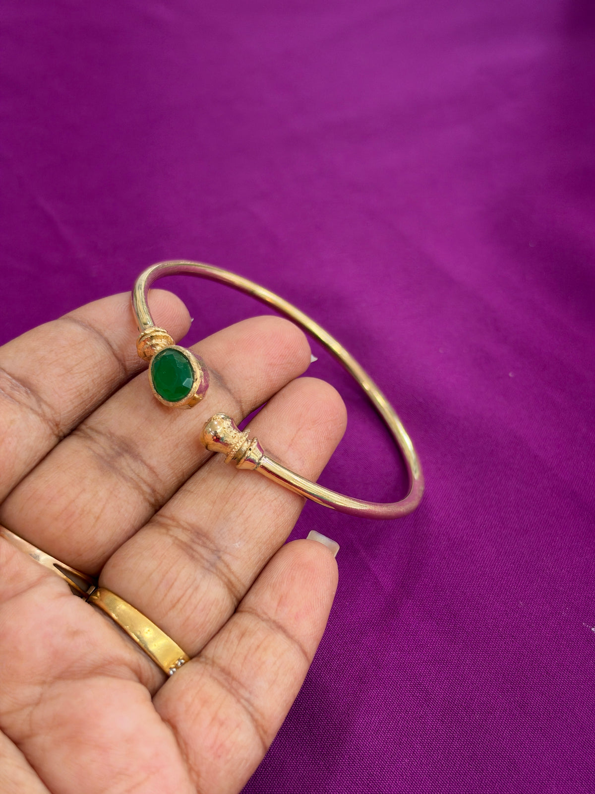 Ph 820 green stone Panchaloham kada
