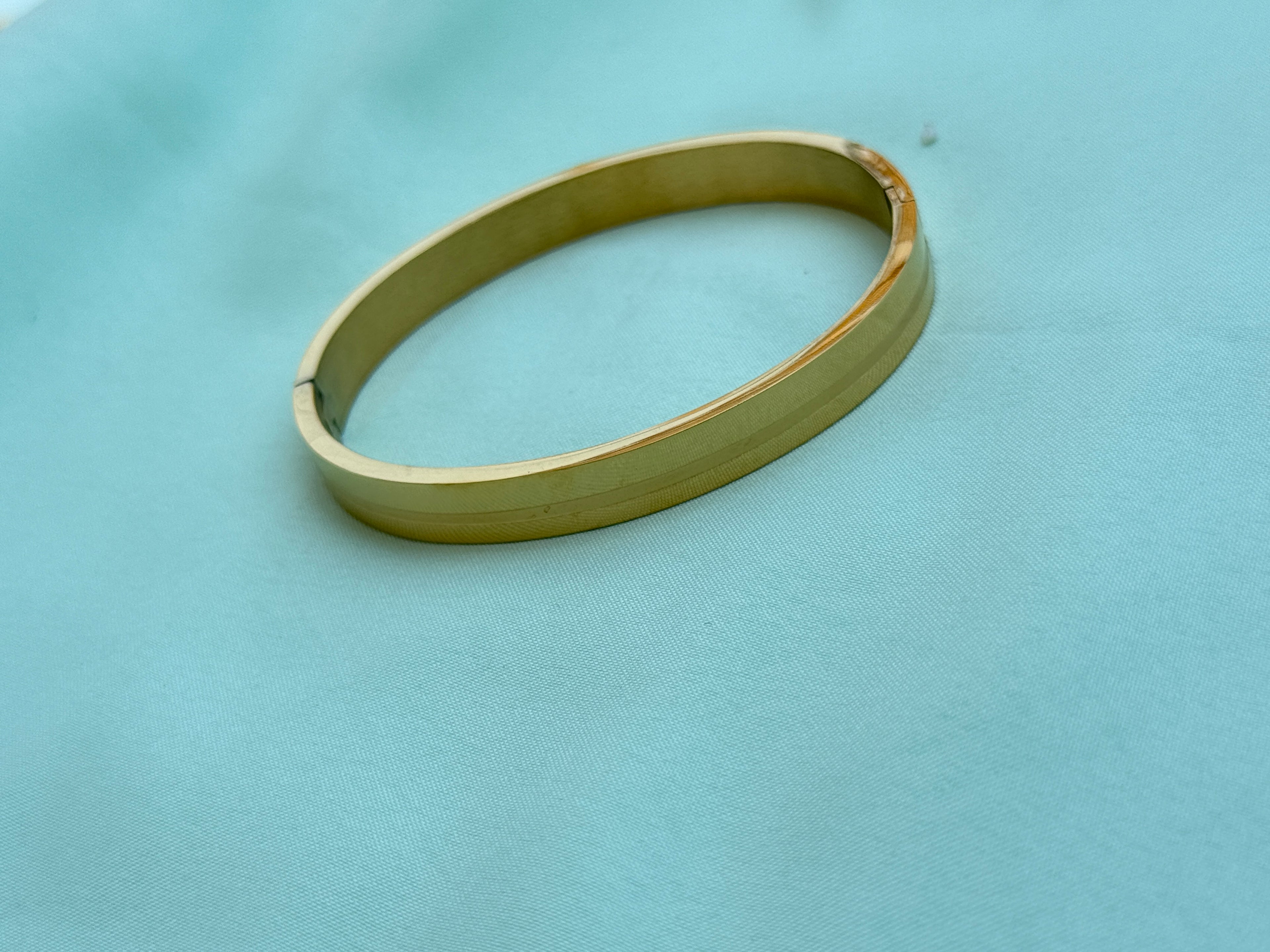 Mn026 openable mens kada  anti tarnish bracelet