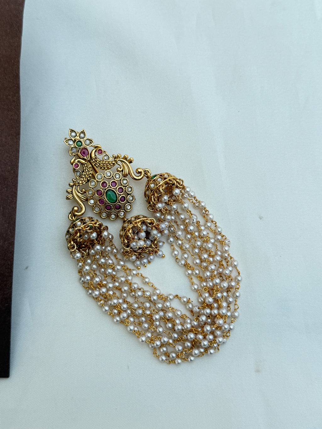 Hc003 dual peacock kemp hair accessories