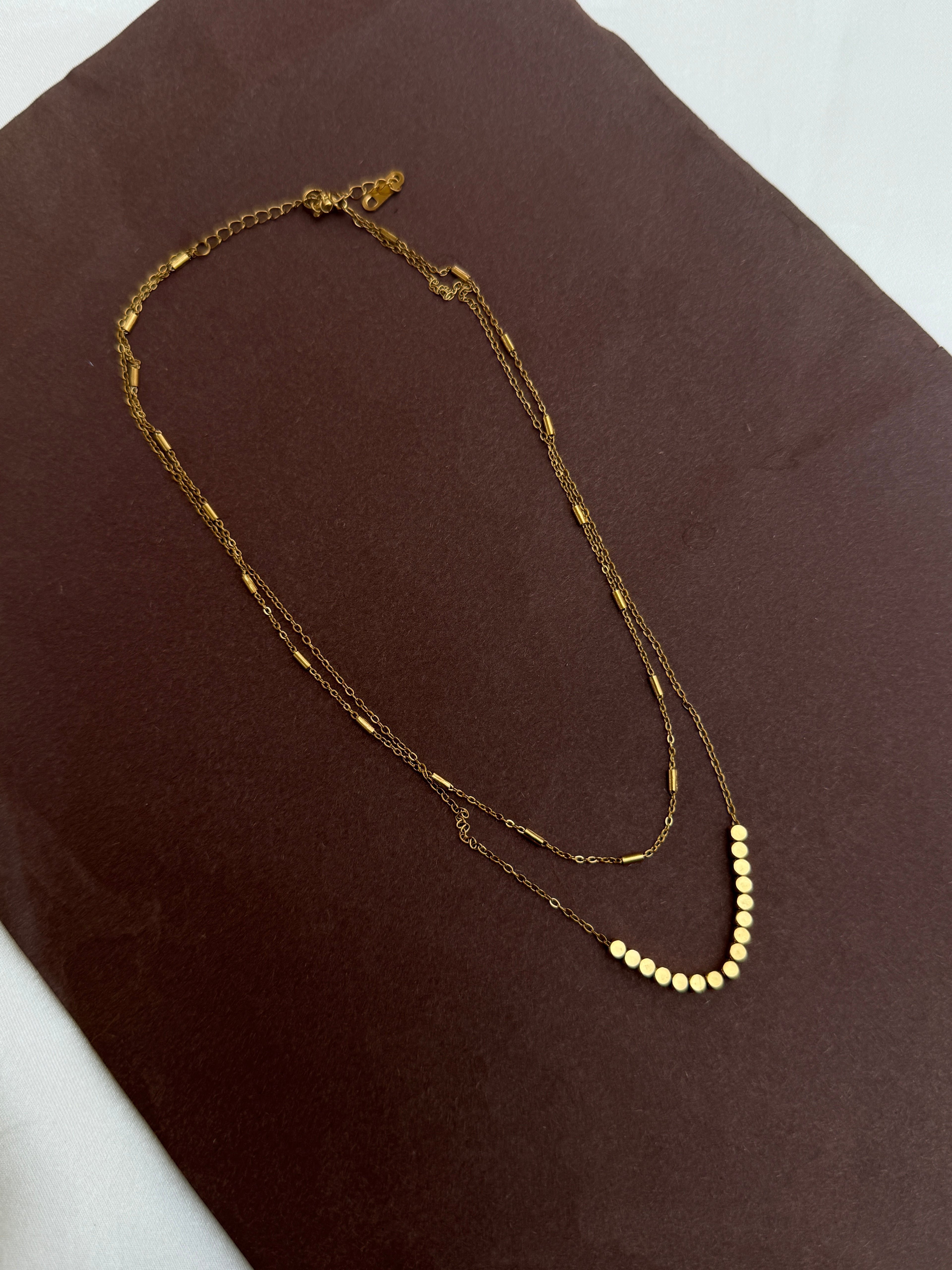 Dc031 anti tarnish 2 lines daily wear chain