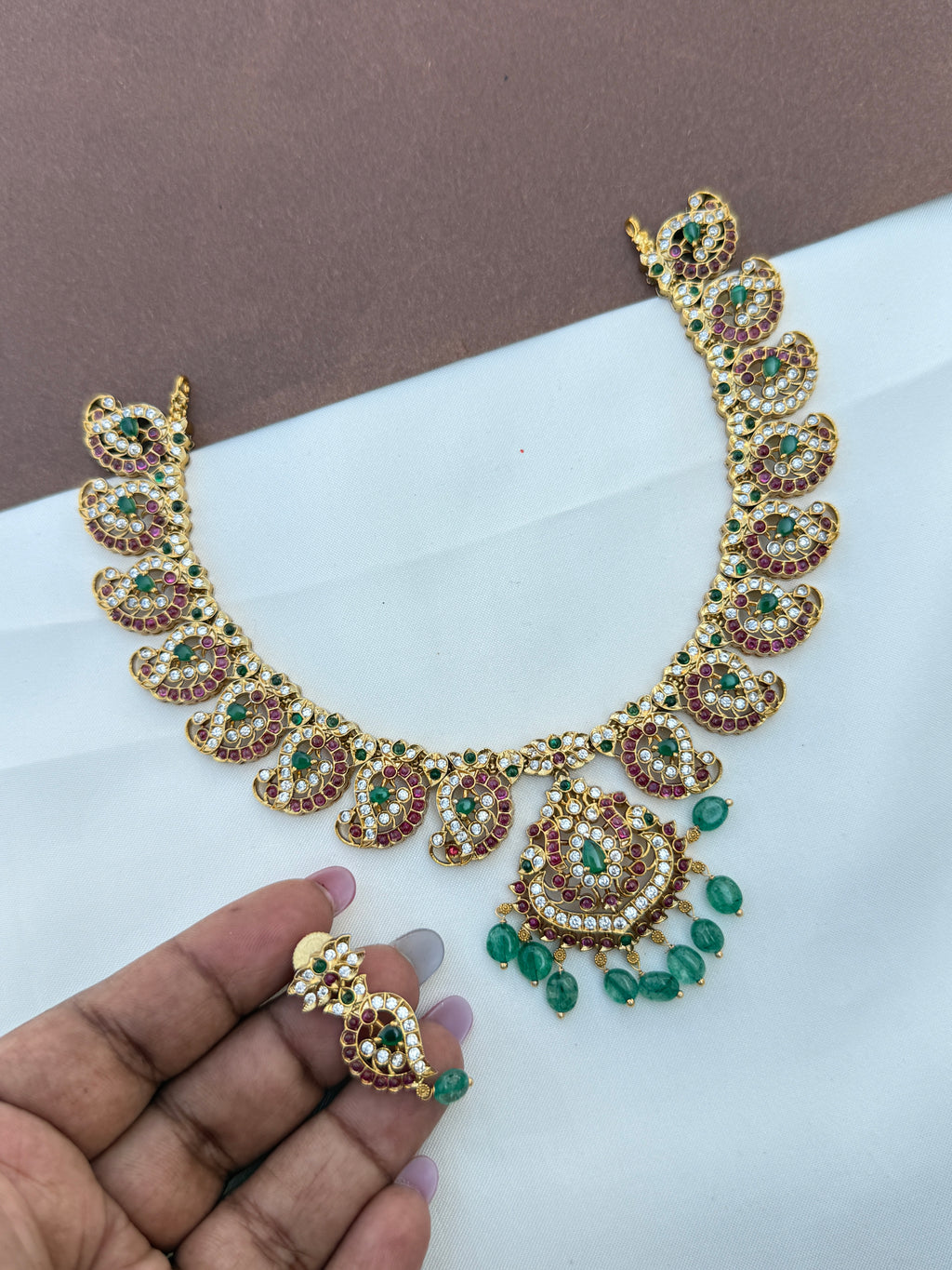 Ns579 kemp mango neckset