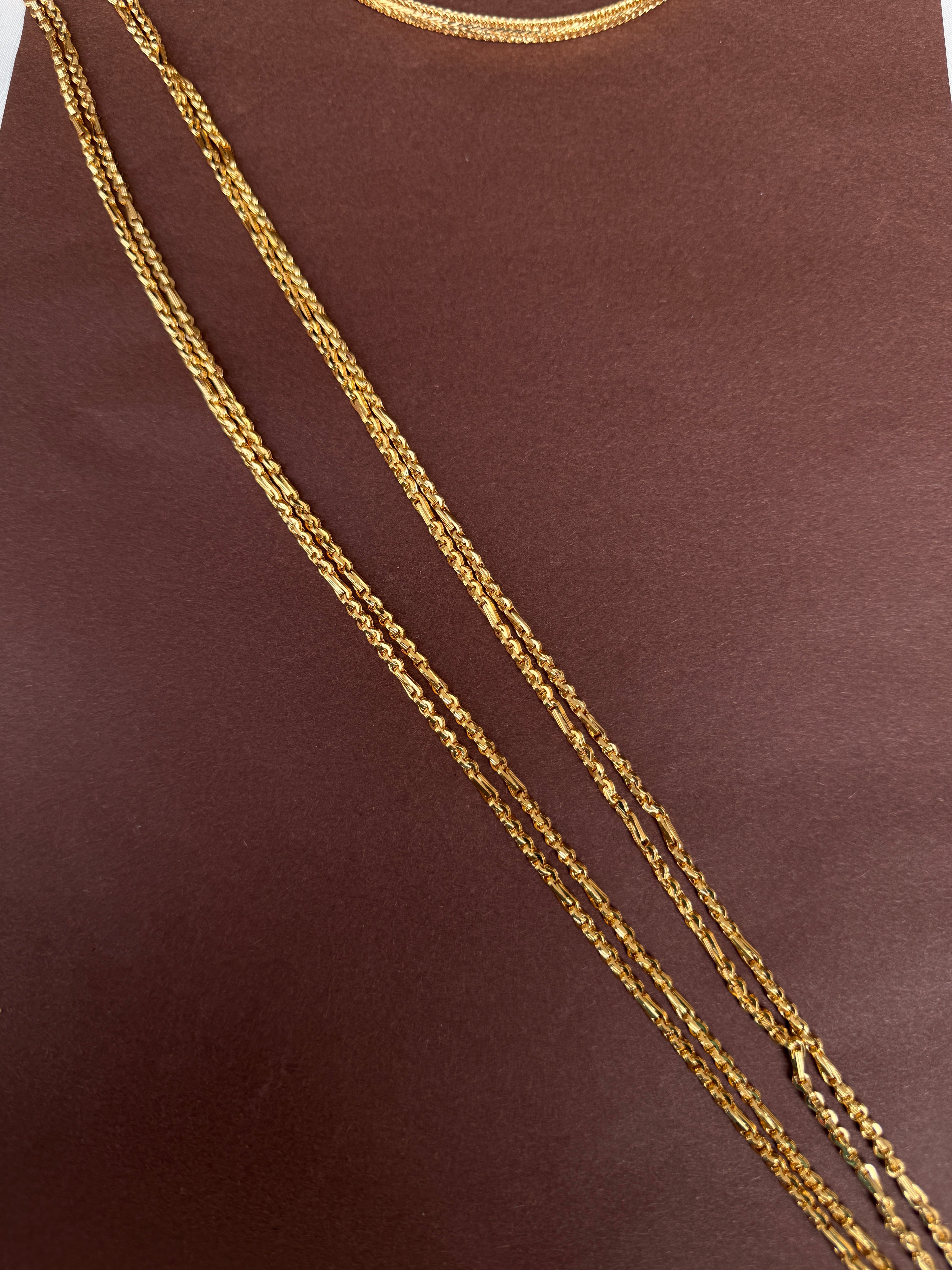 Ph275 30 inches 2 layers panchaloham thali chain