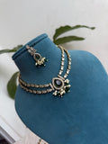 Ns443 2 layered Uncut Kundan neckset