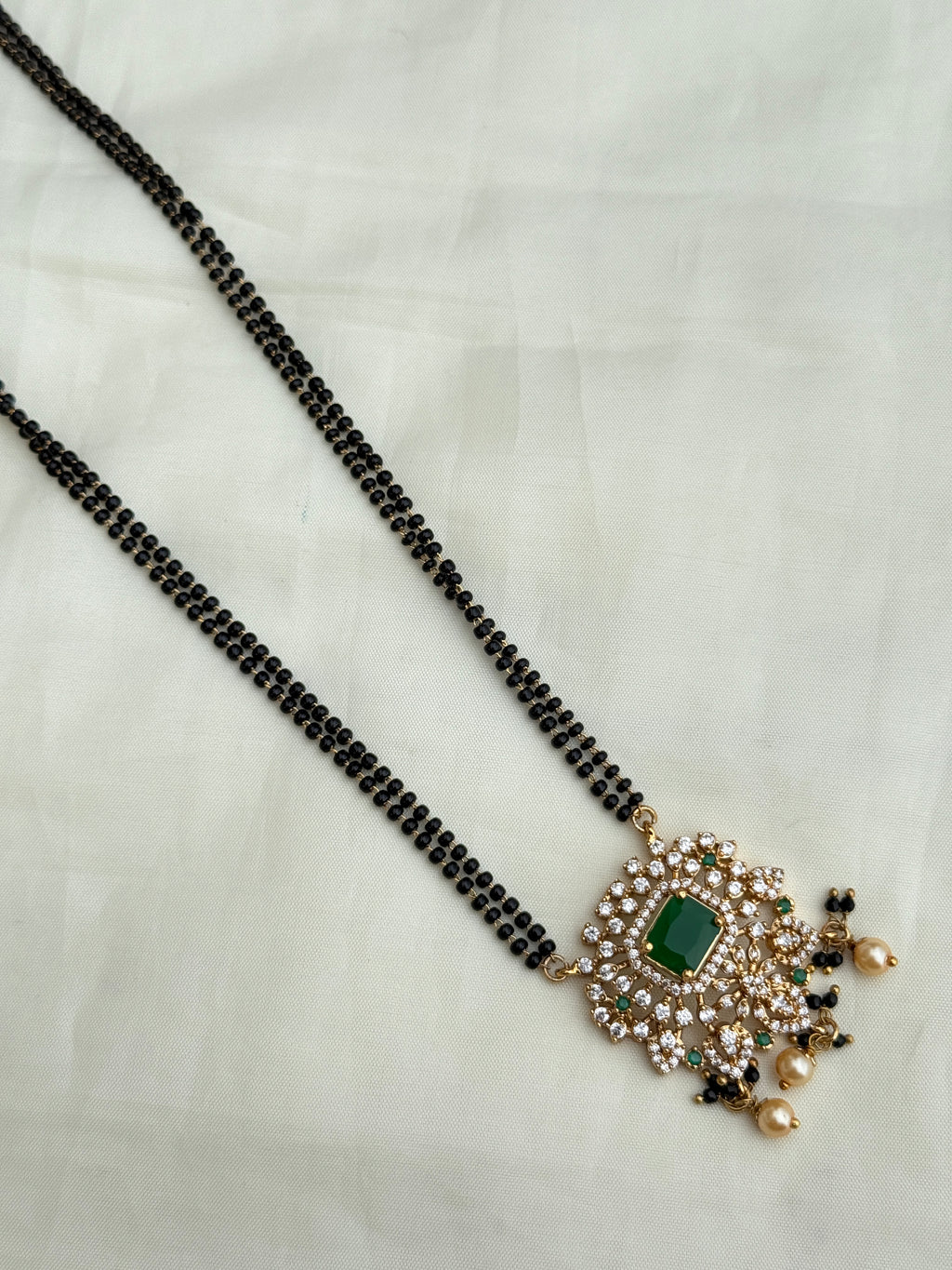 Bb009 2 lines 21 inches long blackbeads
