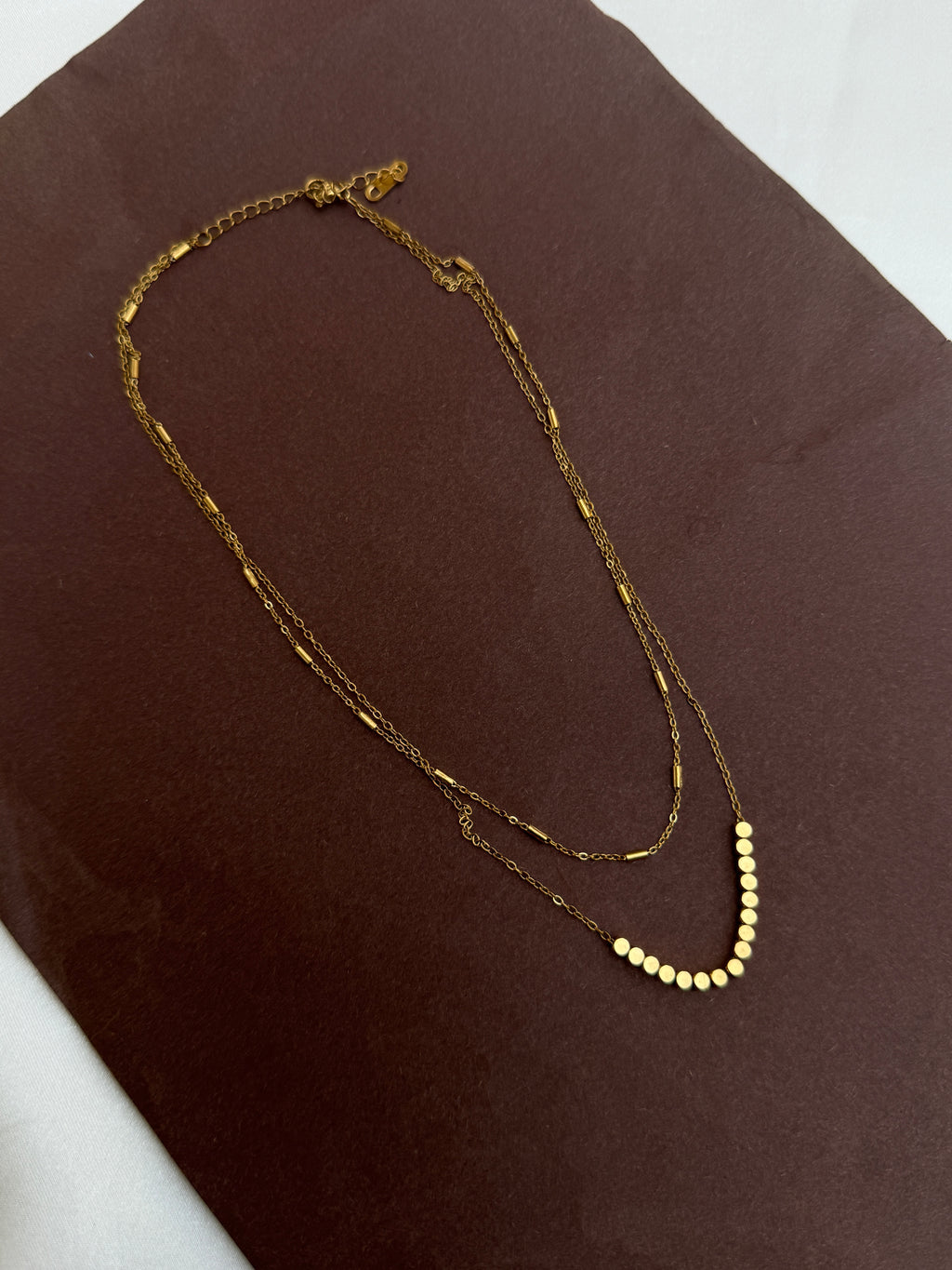 Dc031 anti tarnish 2 lines daily wear chain