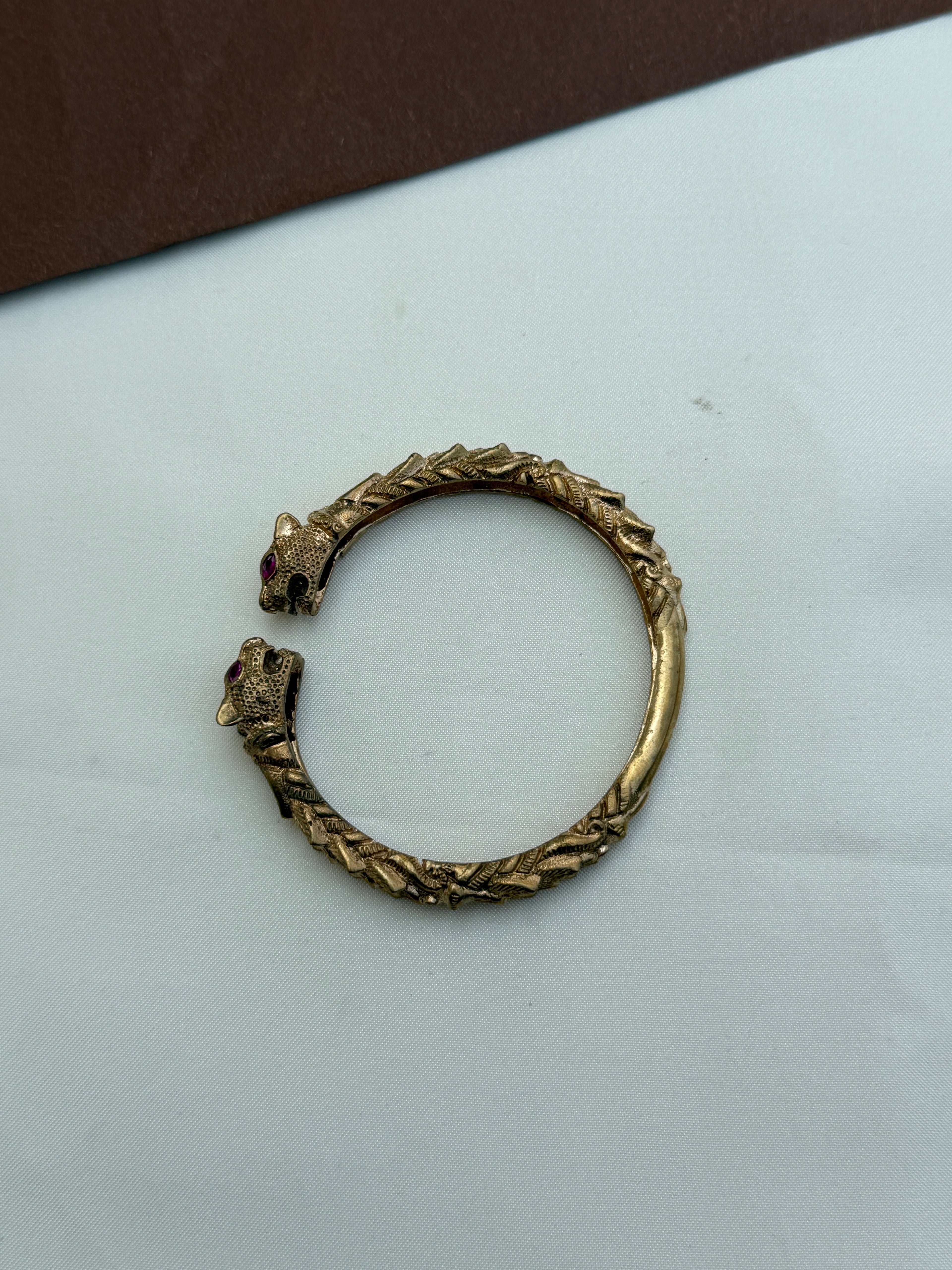 Ph307 panchaloham unpolished adjustable lion kada