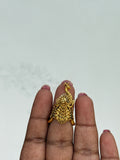 Peacock adjustable finger ring Rg150