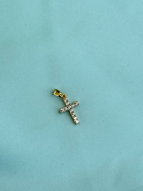 Al019 anti tarnish cross charm (pendent)