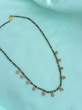 BB125 stones 18inches Black Beads