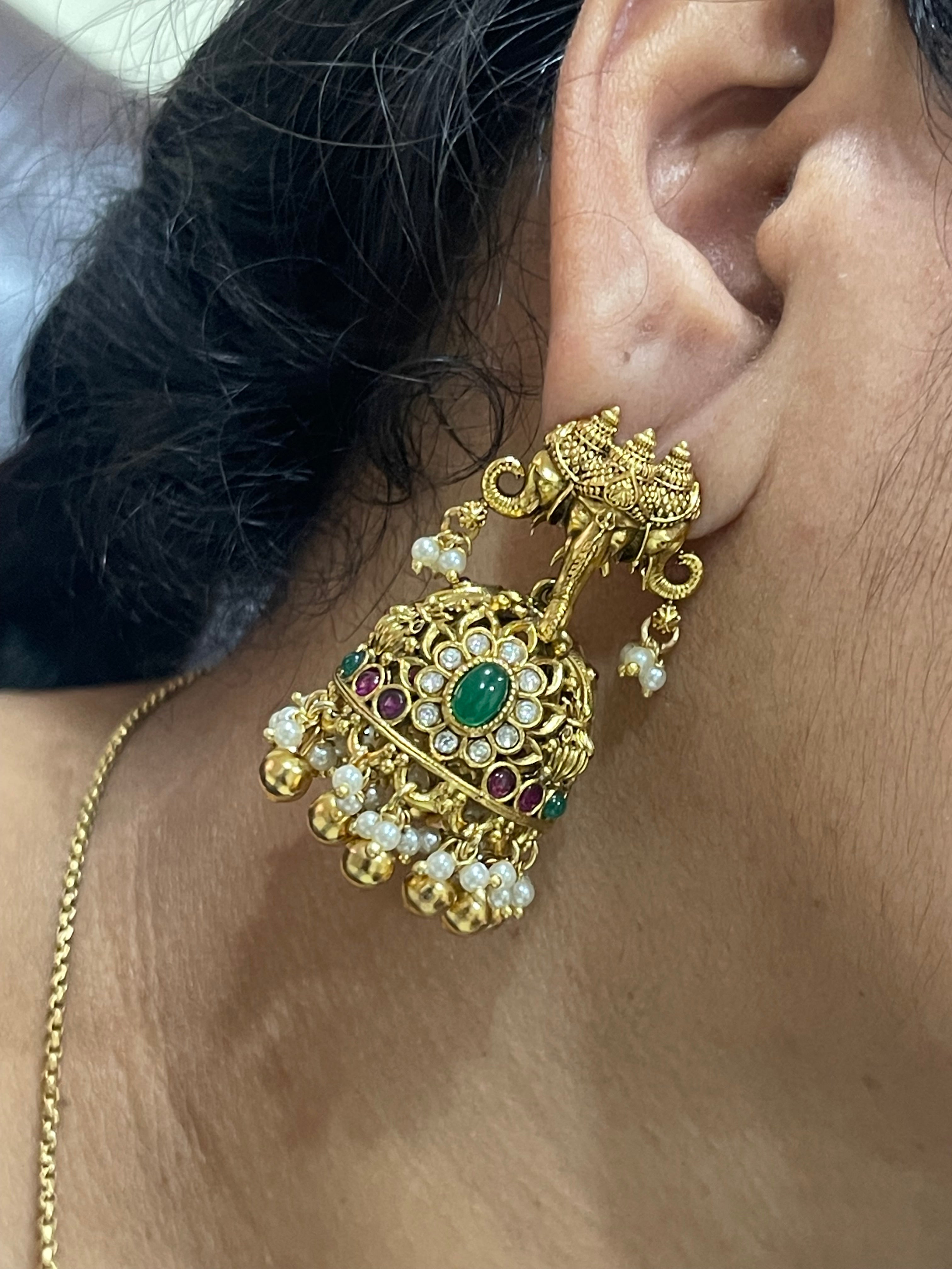 Bridal 3 head vinayaka premium quality butta
