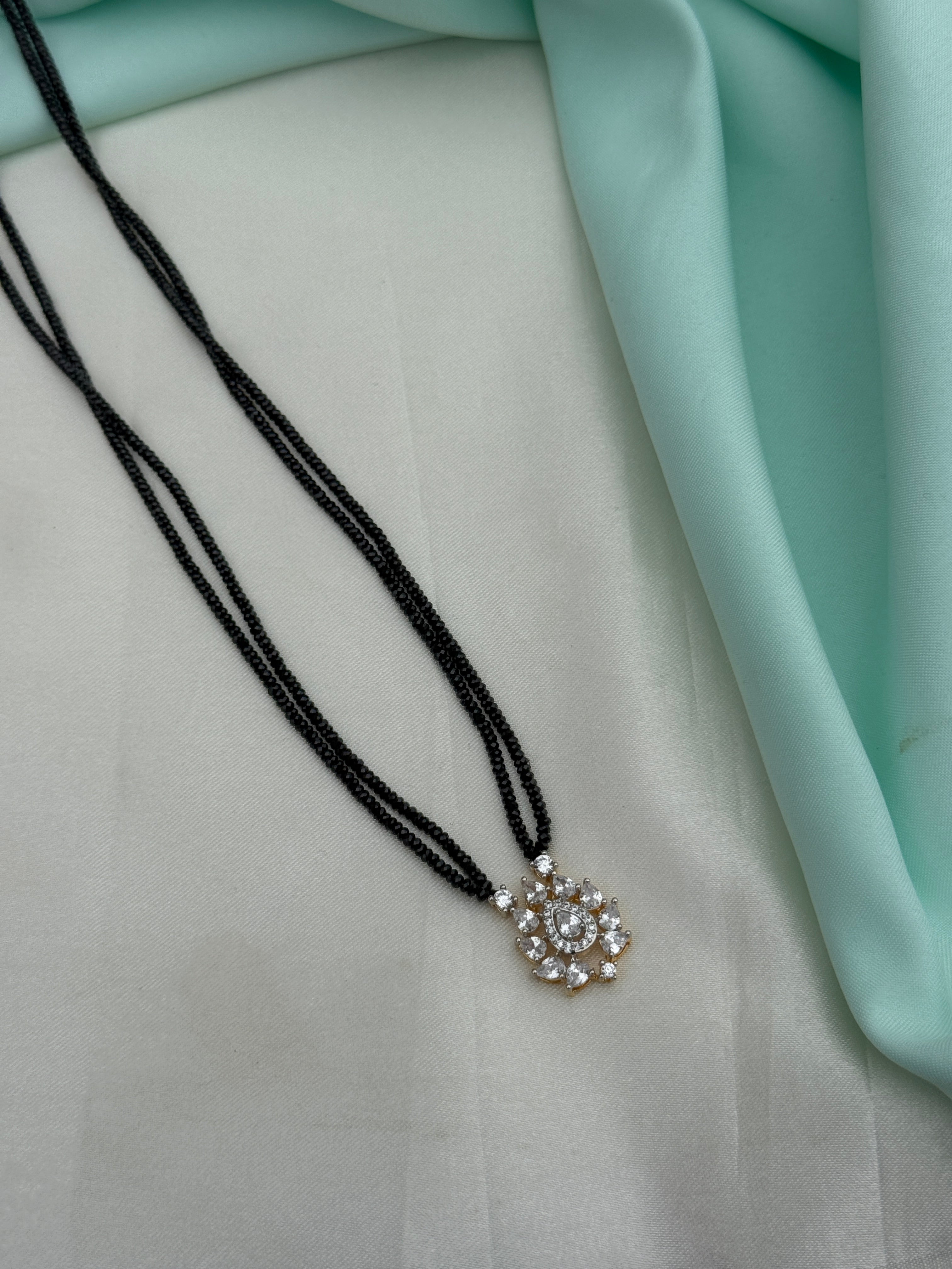 Bb212 2layers 19inches Cristal beads