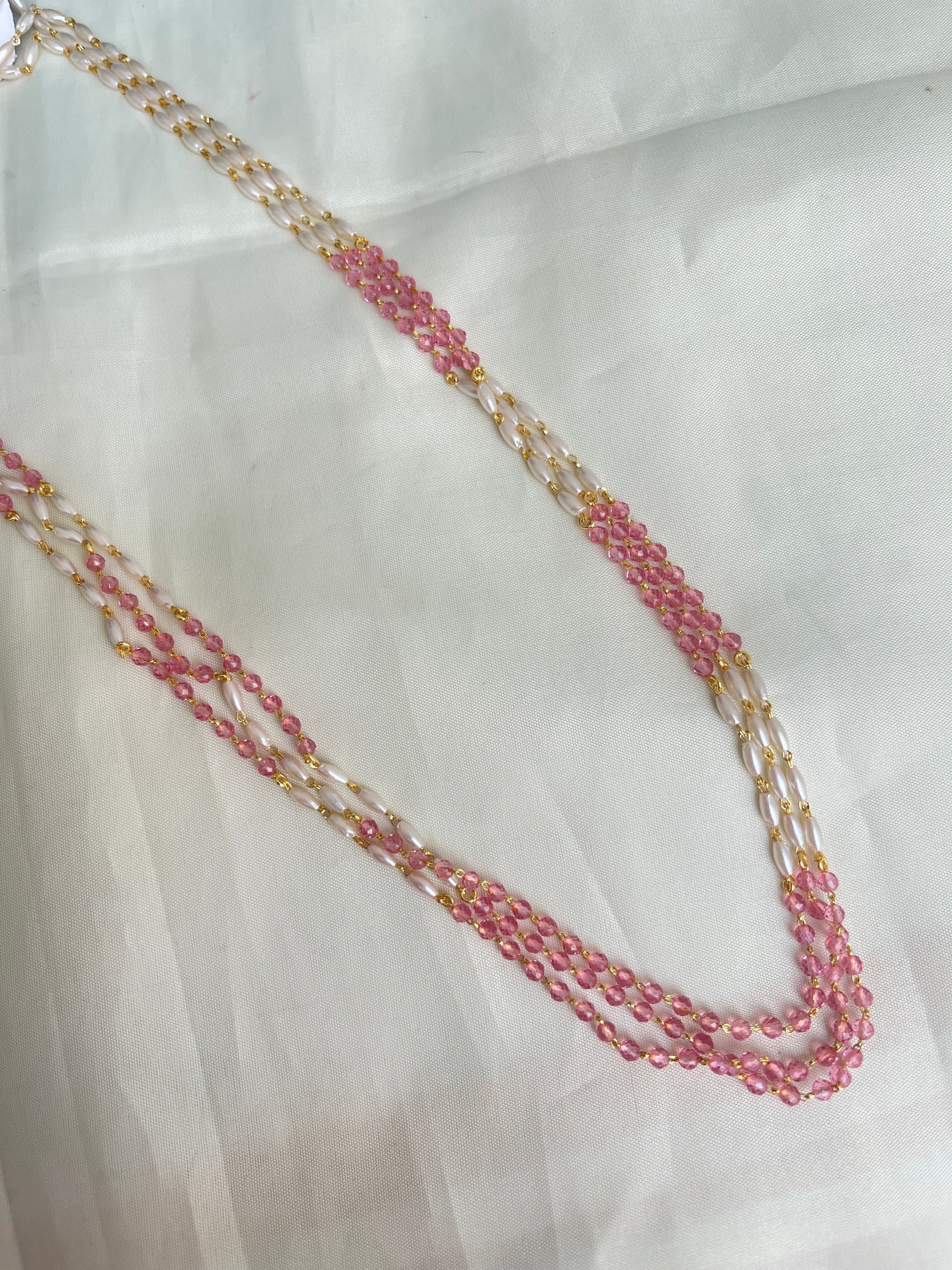 3 lines 20 inches beads chain