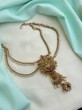 JD008 Lakshmi devi 2 layers pearl jadabilla
