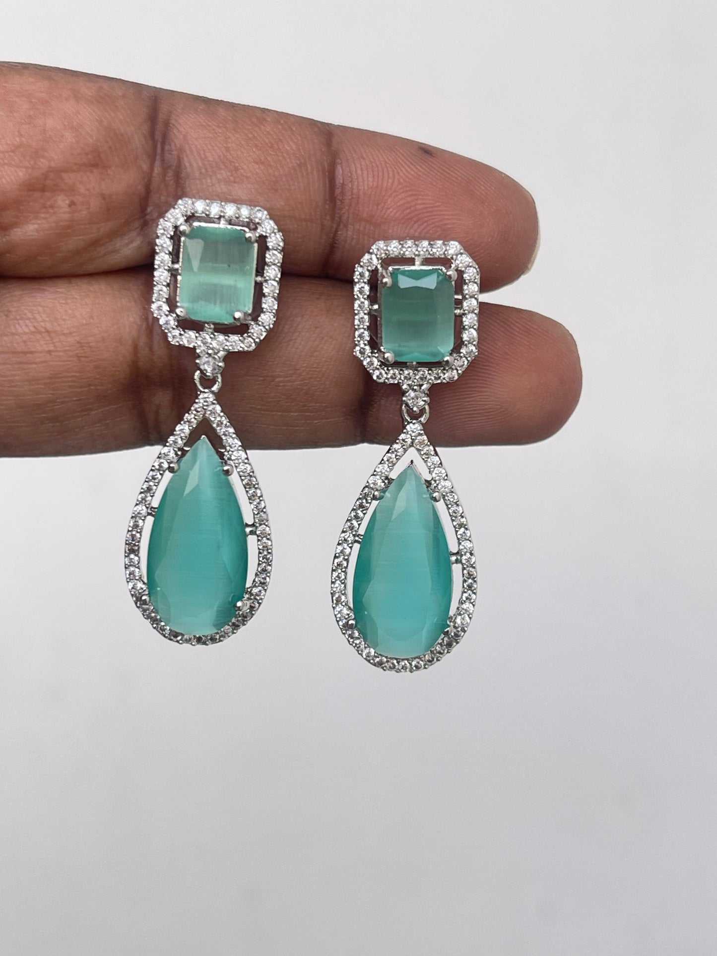 Big drop Western earrings