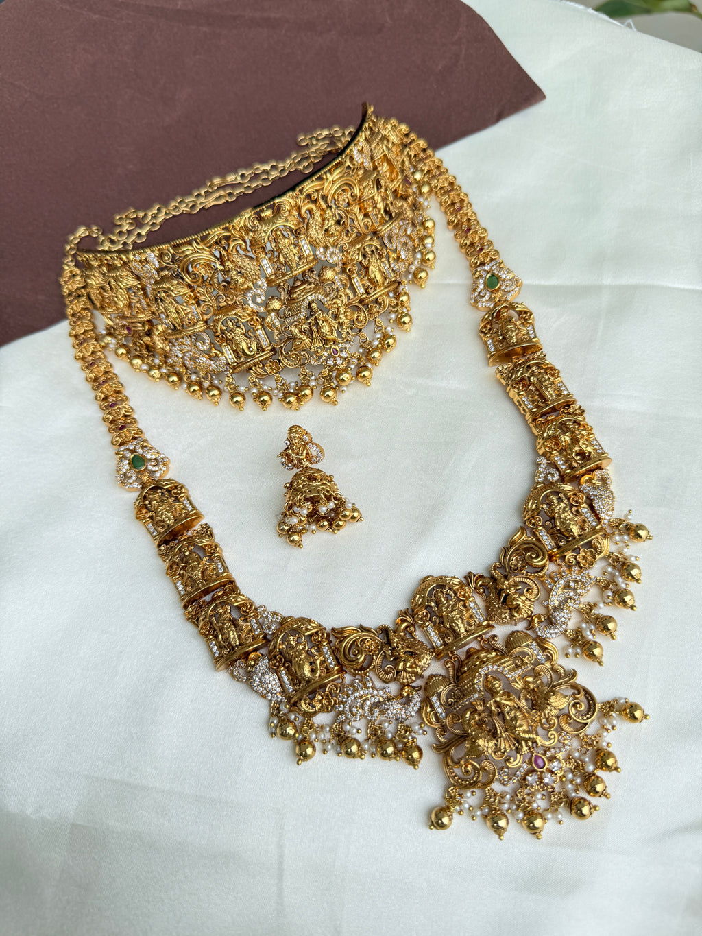 Bs100 nakshi dasavataram Bridal set